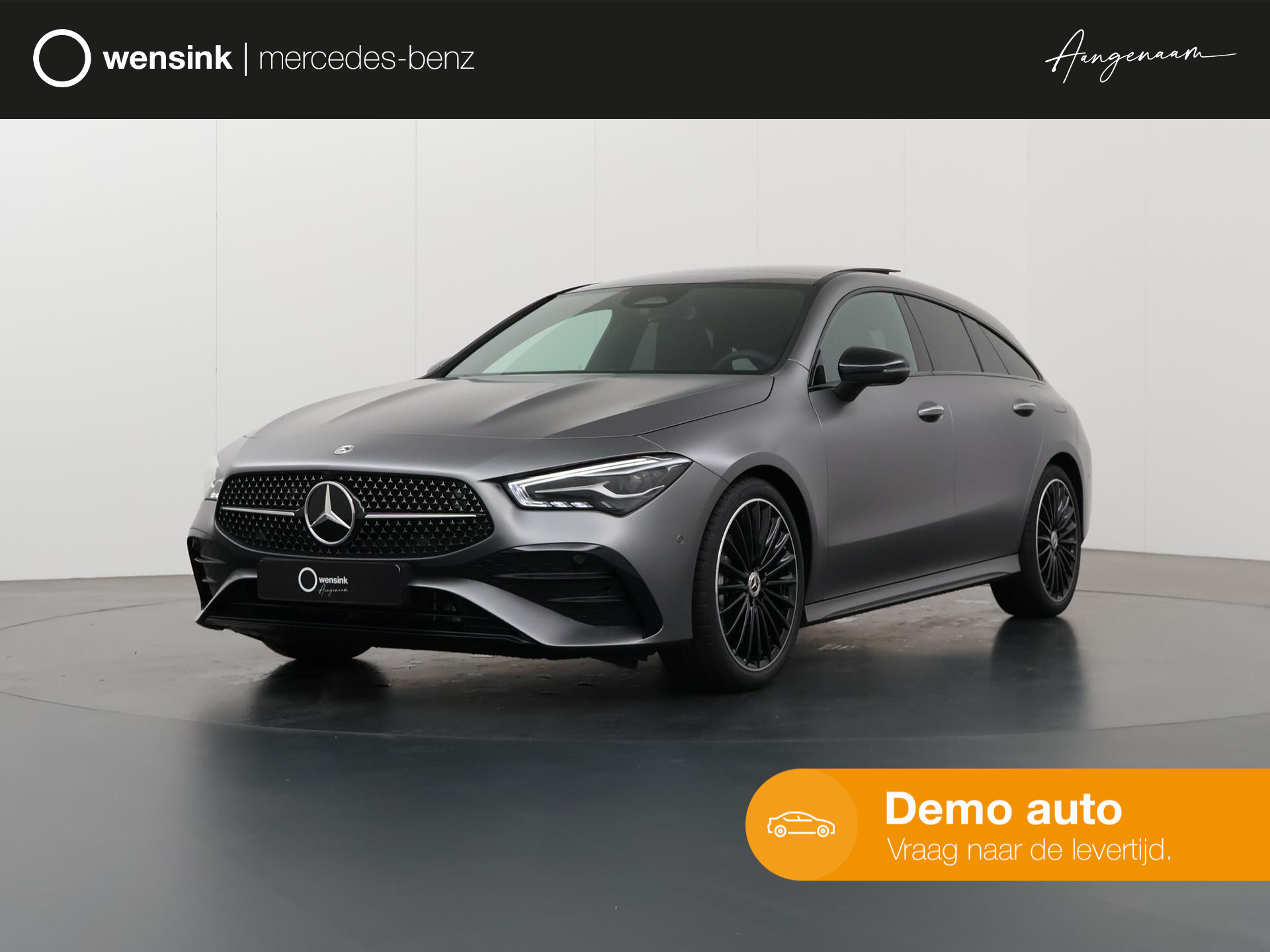 Mercedes-Benz CLA-klasse Shooting Brake 180 | AMG Line | Panorama-schuifdak | Nightpakket | Sfeerverlichting | Keyless GO | Stoelverwarming | EASYPACK-Achterklep |