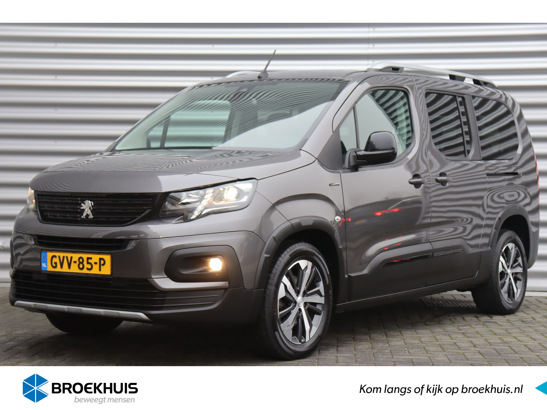 Peugeot Rifter LONG 1.2 PURETECH 130PK 7-ZITS GT-LINE AUTOMAAT / NAVI / CLIMA / LED / PDC / 17" LMV / UNIEK / CAMERA / KEYLESS / BLUETOOTH / AD