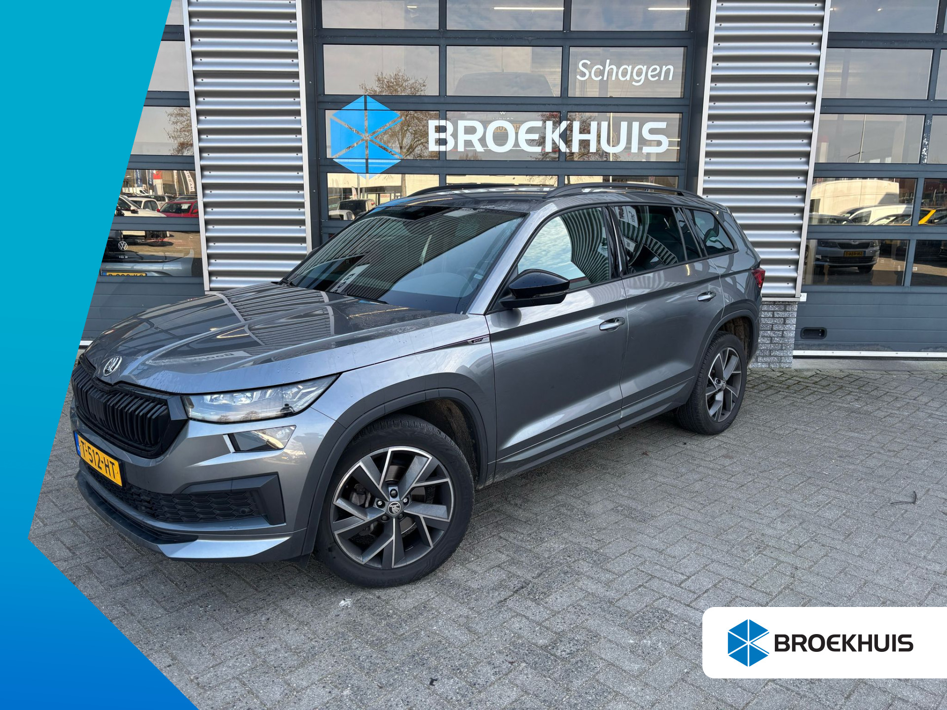 Škoda Kodiaq 1.5 TSI 150 pk Sportline Business 7pers. 7-DSG | Elektrisch wegklapbare trekhaak | Elektrisch bedienbare achterklep | Cruise con