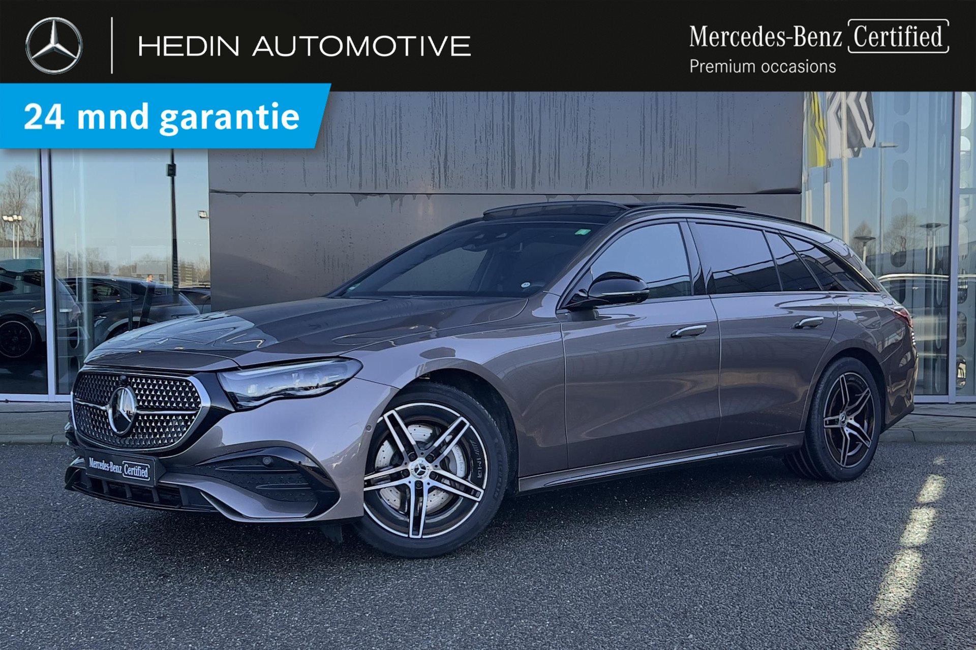 Mercedes-Benz E-klasse E 300e Estate Automaat AMG Line | MBUX Superscreen | Nightpakket | Leder Pakket | Distronic | Panoramadak | Airmatic | Stoelventilatie | 360° Camera | Trekhaak