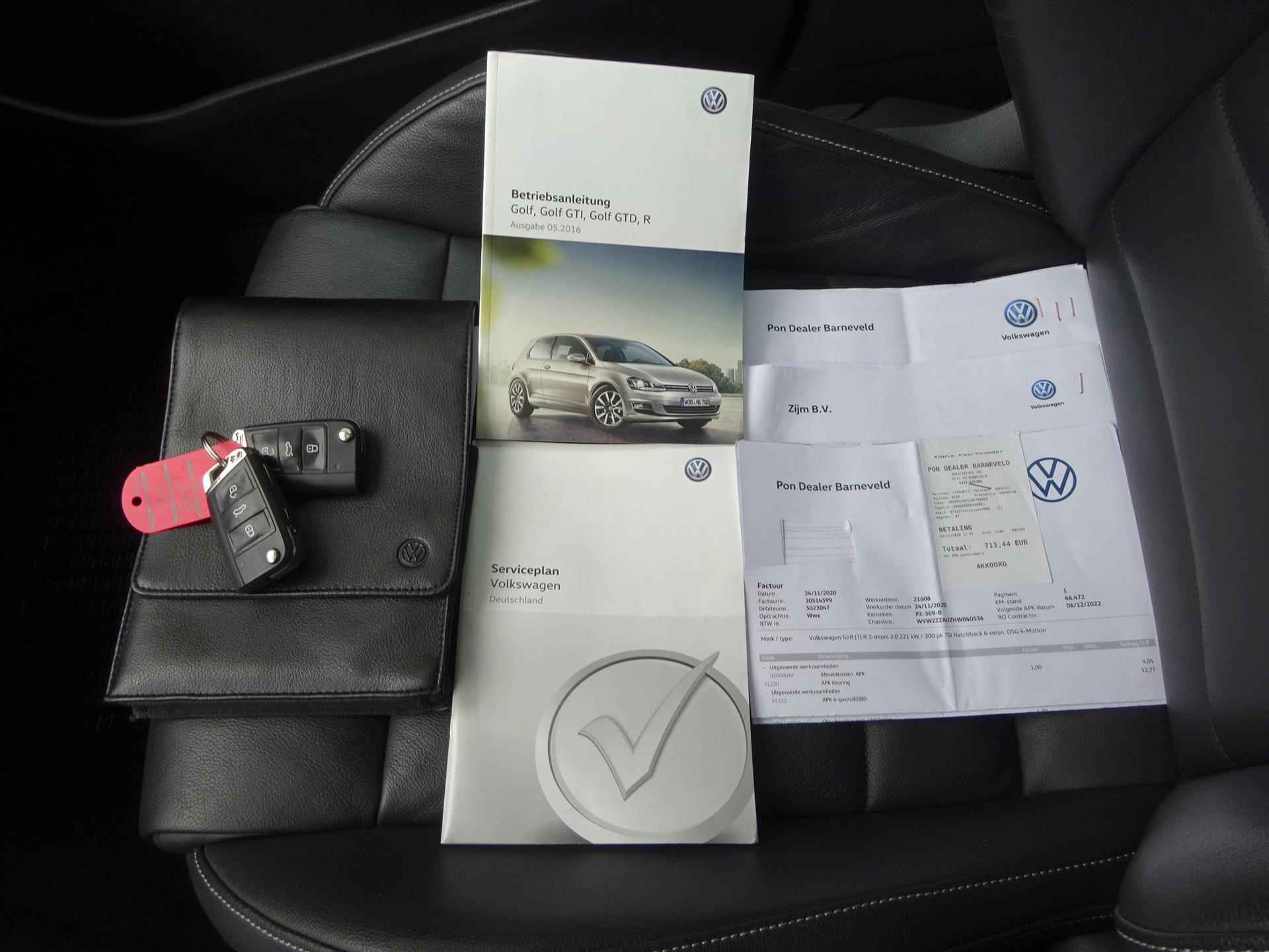 Volkswagen Golf 2.0 TSI 300pk 4Motion 5D DSG R/ Dealer auto/ Panoramdak/ Elektrisch verstelbare bestuurdersstoel/ Stoelverwarming/ Navi/ Led koplampen - 21/34
