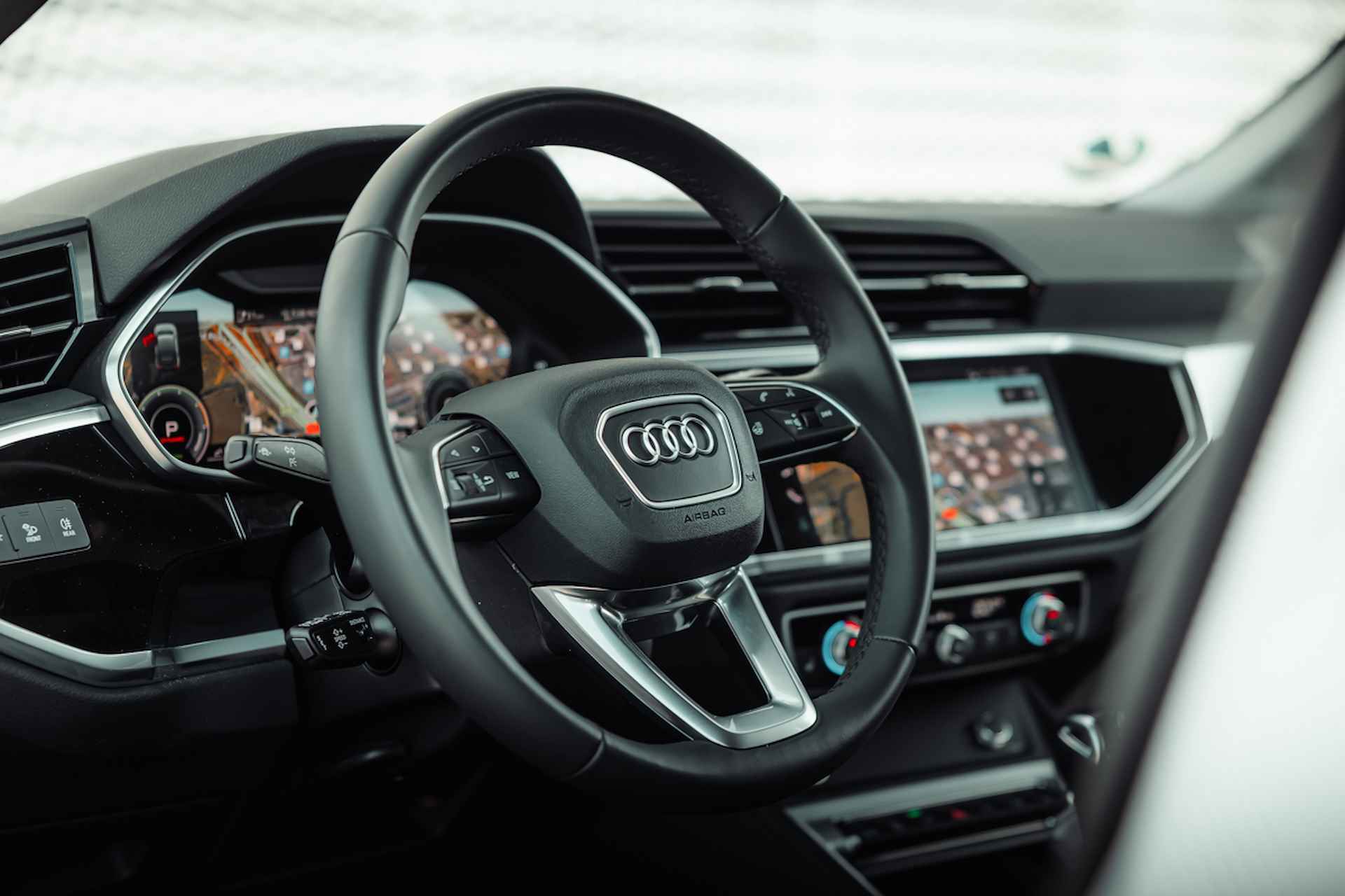 Audi Q3 Sportback 45 TFSI e 245pk s-tronic Advanced | 19" LM velgen | Leder-Dinamica | Sportstoelen | Matrix | Homelink | Camera | Adaptive cruise control - 18/33