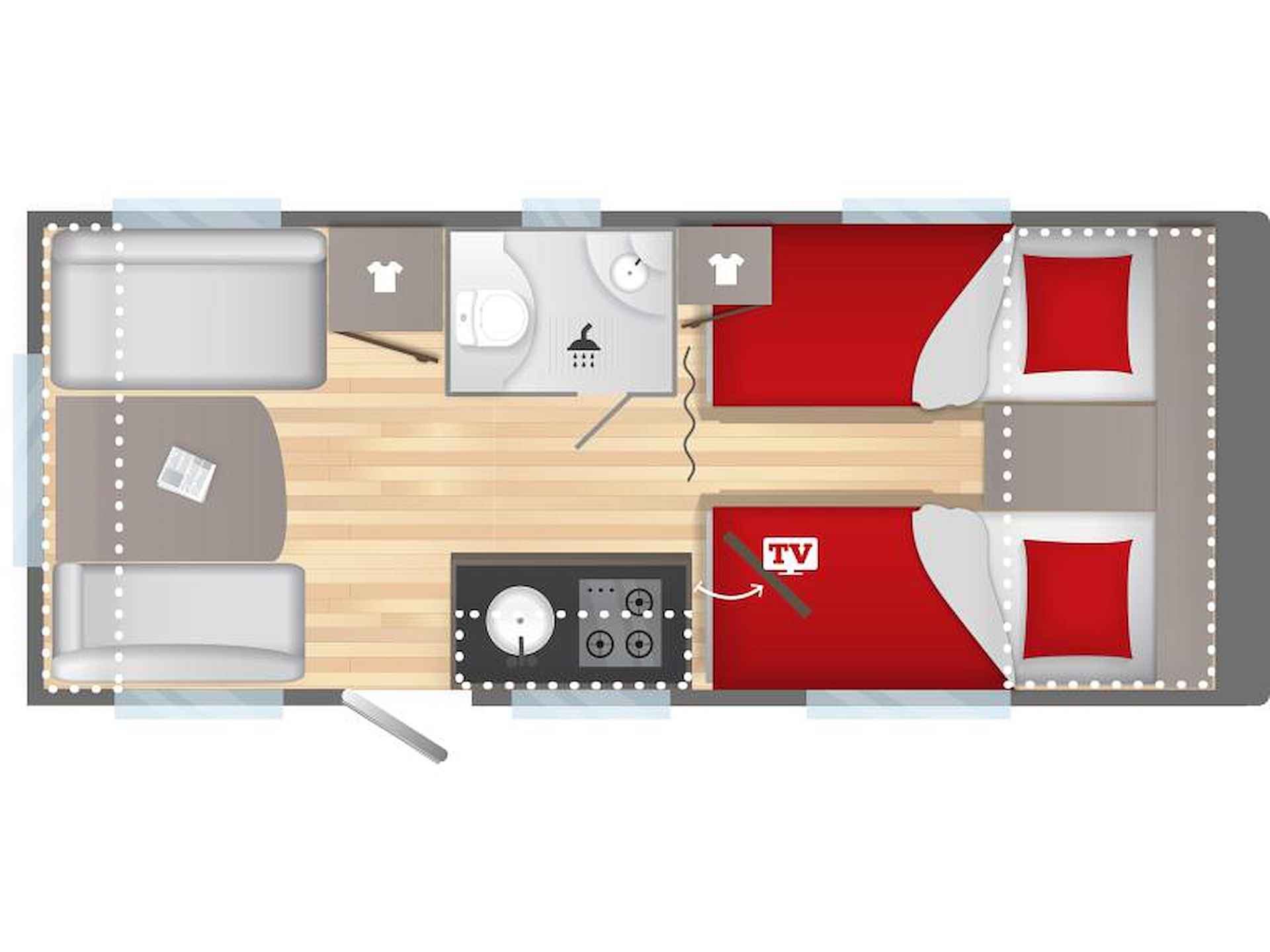 Sterckeman Sport Edition 492 LJ EX-VERHUUR MET MOVER! - 21/22