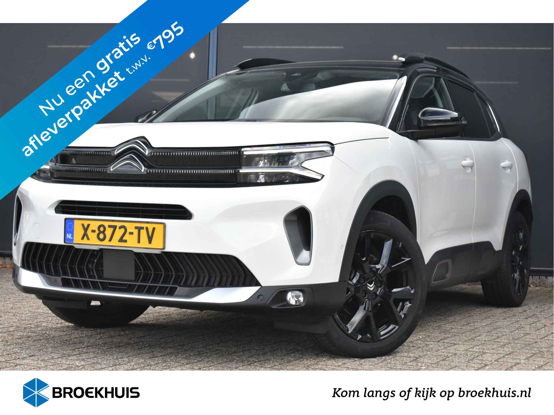 Citroën C5 Aircross 1.2 Hybrid ë-Series 136pk Automaat | Leder | Elektr. Stoelen | Adaptive Cruise | Stoelverwarming | Achteruitrijcamera | Dodehoek - 1/49