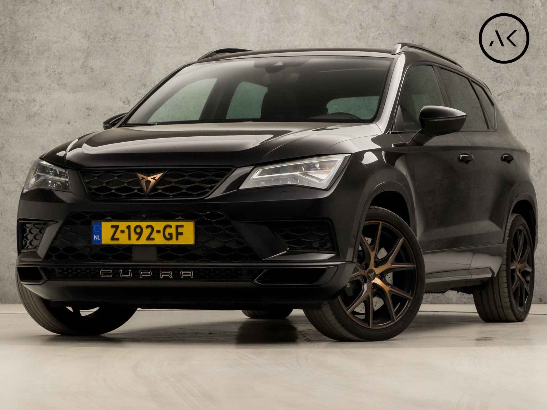 CUPRA Ateca 2.0 TSI 4DRIVE 301Pk Automaat (PANORAMADAK, APPLE CARPLAY, NAVIGATIE, DIGITAL COCKPIT, STOELVERWARMING, LEDER/ALCANTARA, SPORTSTOELEN, BEATS AUDIO, ADAPTIVE CRUISE, KEYLESS, 360 CAMERA, DAB+, NIEUWSTAAT)