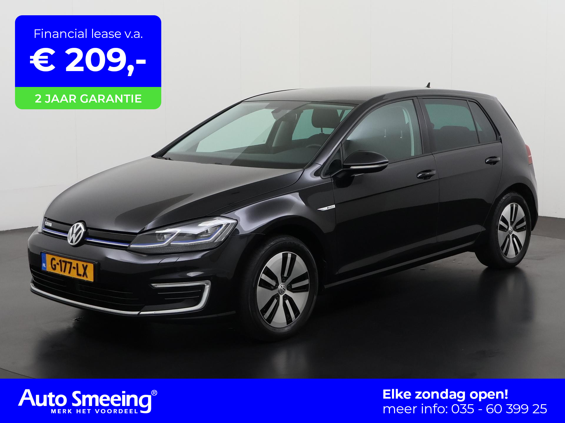 Volkswagen e-Golf | Active Info Display | Warmtepomp | Leder | Camera | Zondag Open!