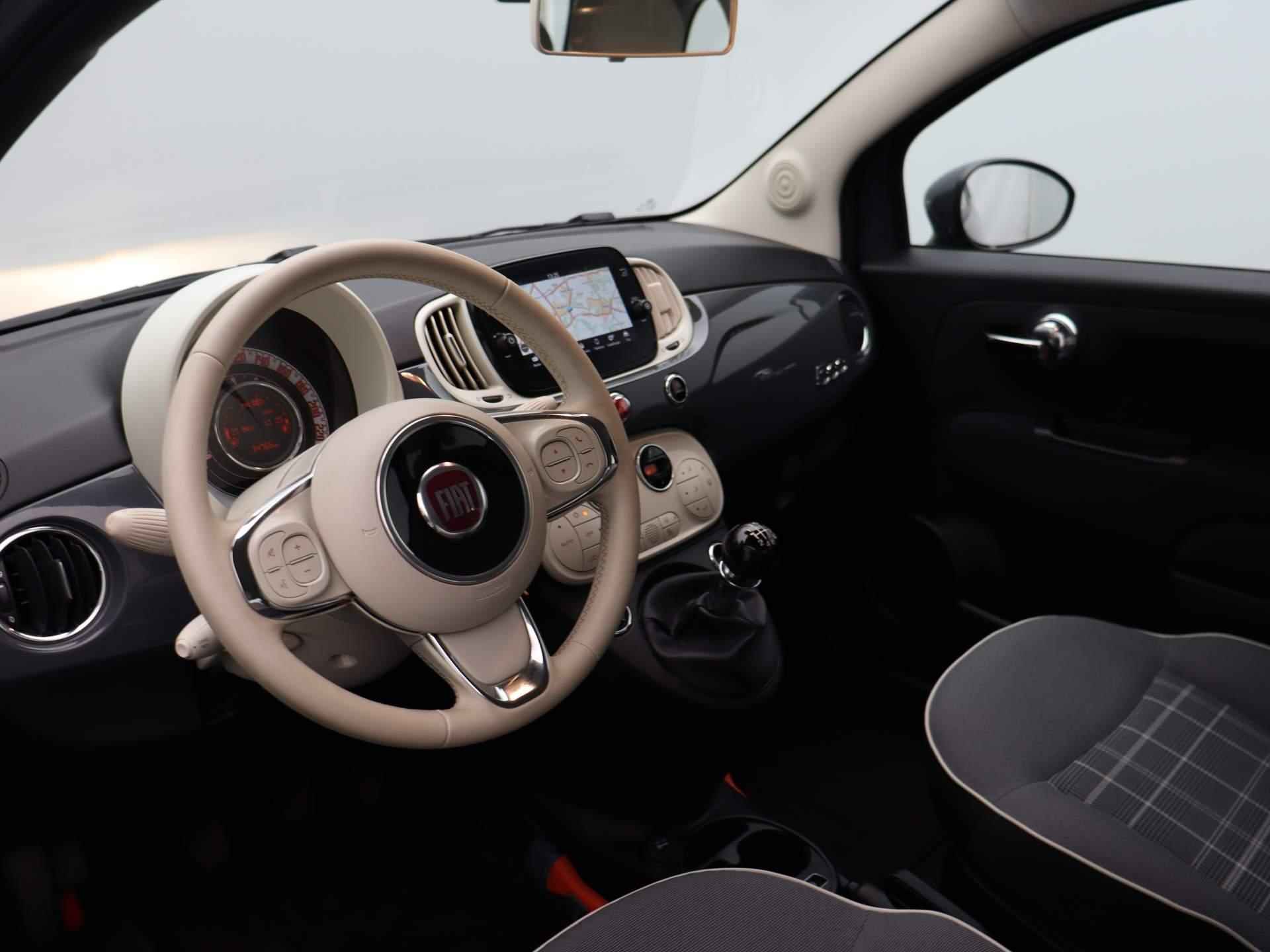 Fiat 500 1.0 Hybrid Lounge | Apple Carplay/Android Auto | Navigatie | Climate control | Parkeersensoren - 20/25