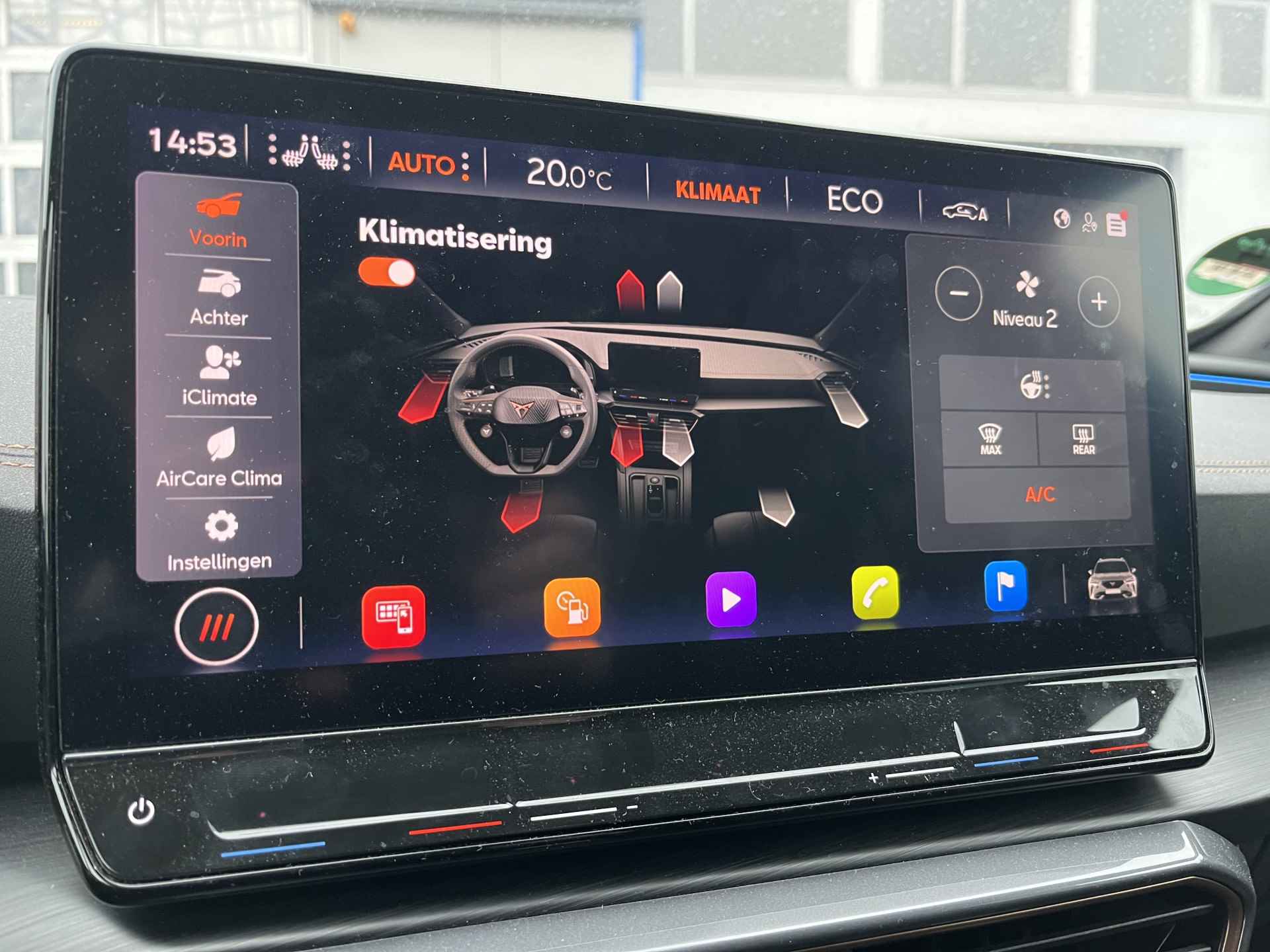 CUPRA Formentor 1.4 e-Hybrid VZ Performance / AUTOMAAT/ 245 PK/ CAMERA/ PARK. SENSOREN/ DODE HOEK/ DCC/ MATRIX/ KEYLESS/ STOEL-STUURVERWARM./ ADAPT. CRUISE/ APP-CONNECT/ NAVI/ CLIMA/ DAB/ 19" LMV - 26/35