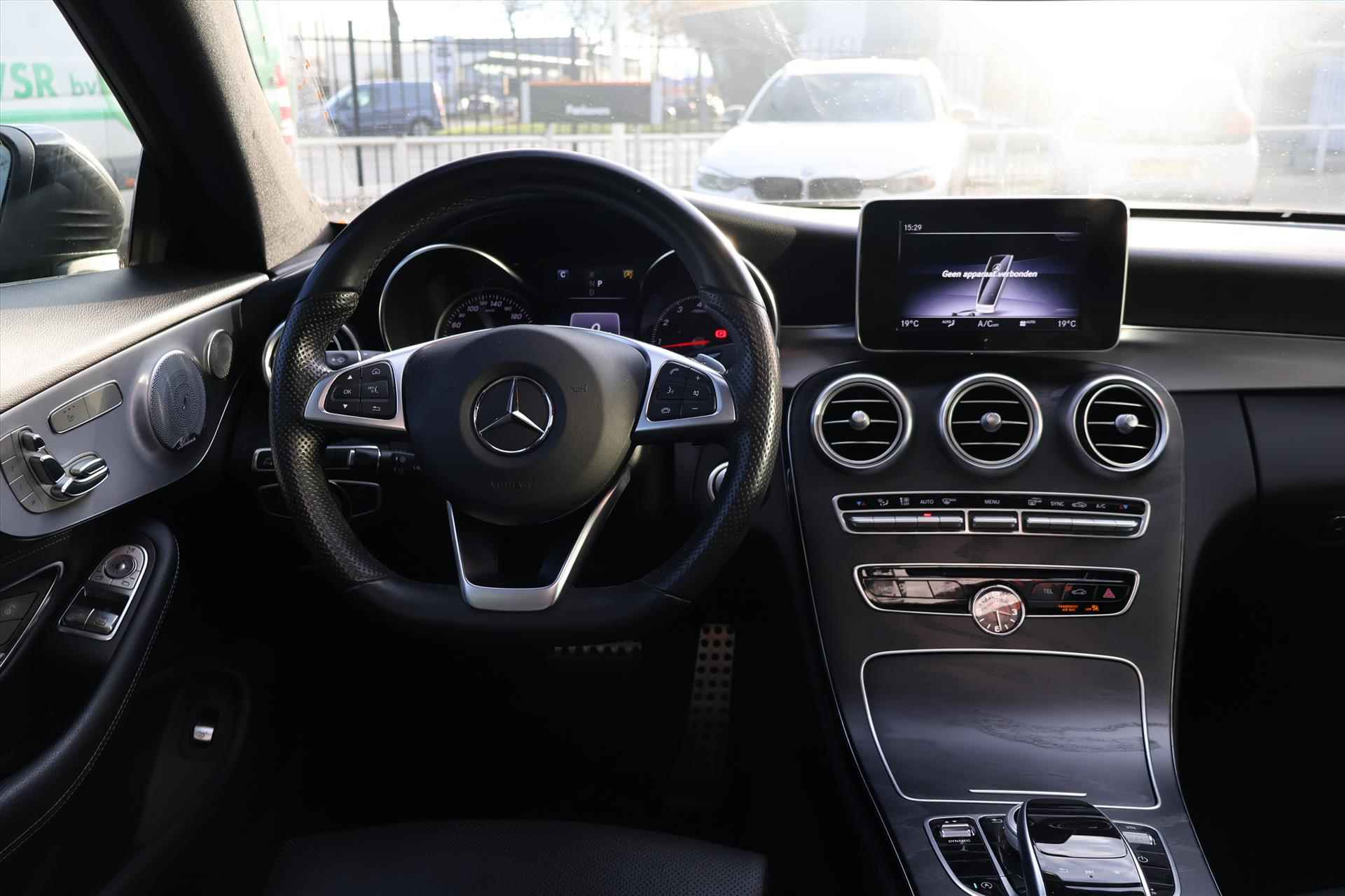 Mercedes C-Klasse Coupe C180 AMG-Line 156pk 9G-Tronic | Burmeister | Memory | Leder | Navi | Climate | 360 Camera - 5/22