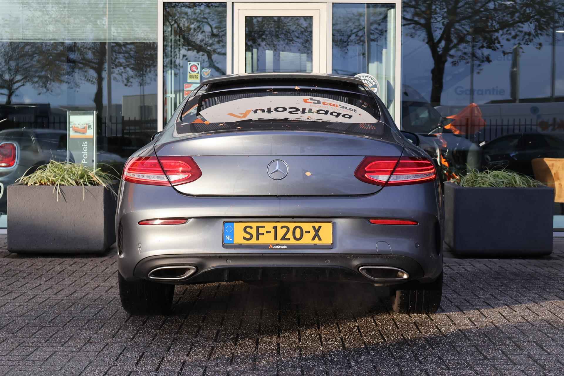 Mercedes C-Klasse Coupe C180 AMG-Line 156pk 9G-Tronic | Burmeister | Memory | Leder | Navi | Climate | 360 Camera - 13/22