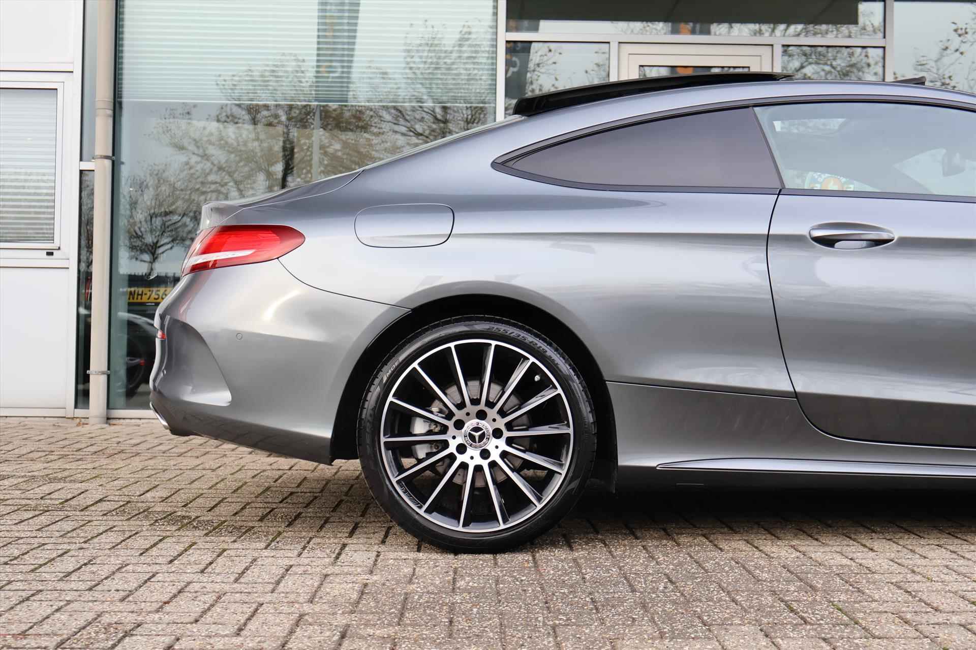 Mercedes C-Klasse Coupe C180 AMG-Line 156pk 9G-Tronic | Burmester | Memory | Leder | Navi | Climate | 360 Camera - 14/48