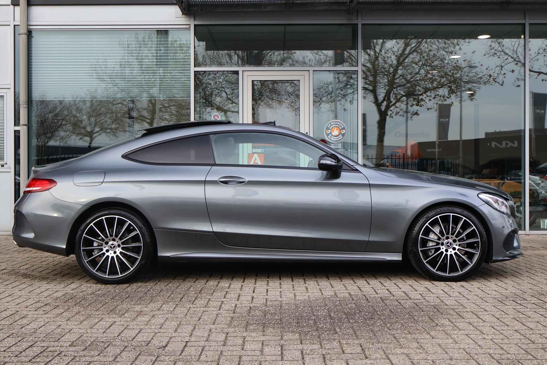 Mercedes C-Klasse Coupe C180 AMG-Line 156pk 9G-Tronic | Burmester | Memory | Leder | Navi | Climate | 360 Camera - 15/48