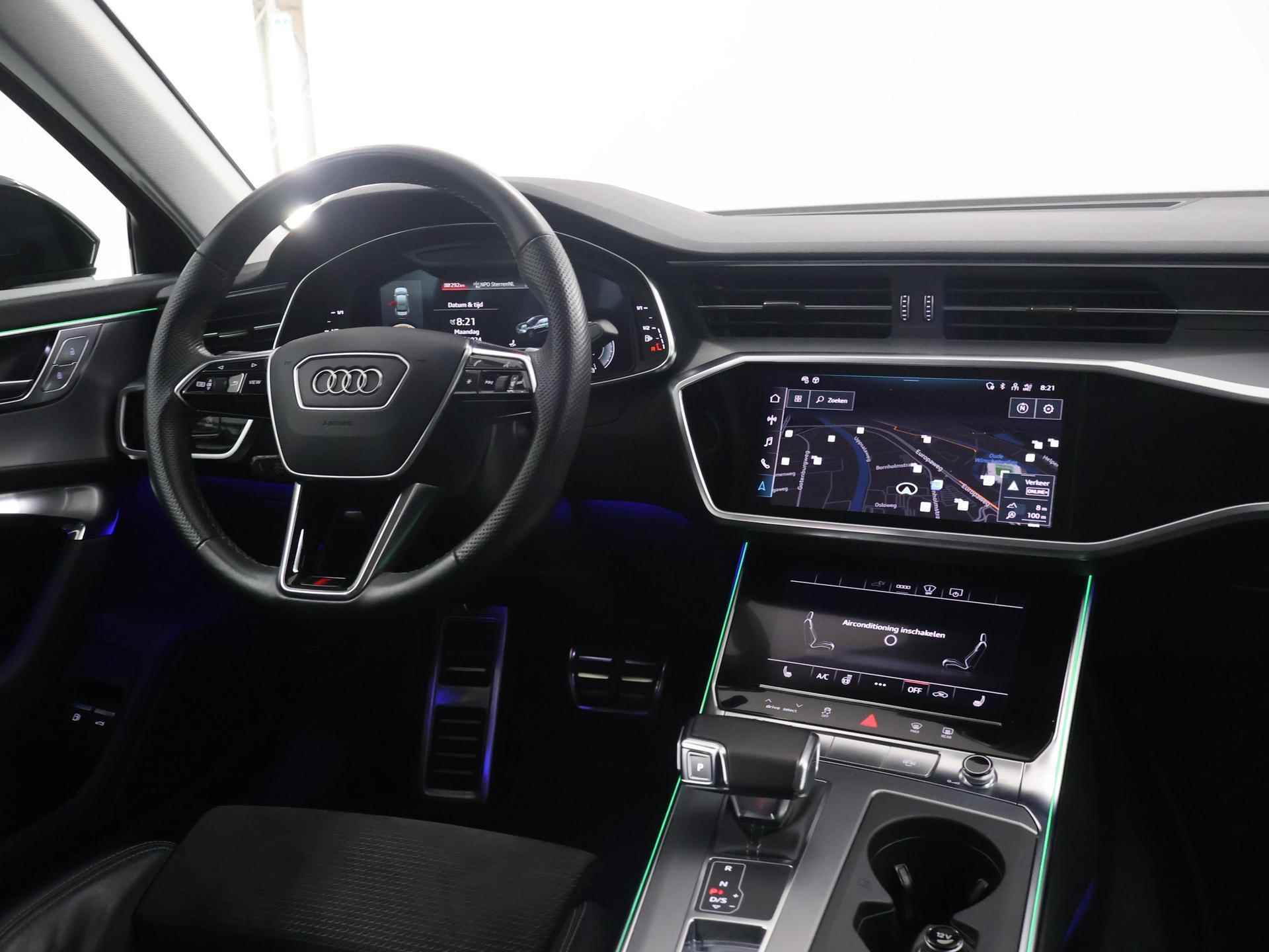 Audi A6 Limousine 55 TFSI e quattro Competition | 2x S-Line | HUD | Matrix-LED | Live Cockpit | Navigatie | Camera | DAB | Stoel/Stuurverwarming | Adaptieve Cruise Control | - 10/50