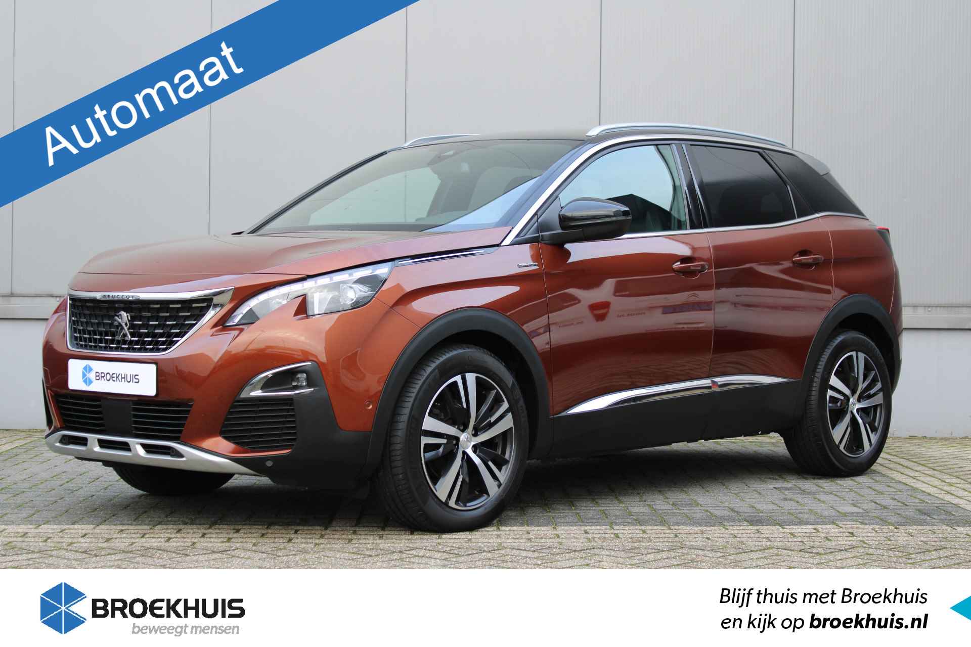 Peugeot 3008 1.2 130pk GT-Line Automaat | NAVI BY APP | CAMERA | STOELVERWARMING | DODEHOEK | CRUISE | CLIMA | FULL-LED | PDC V+A | CARPLAY/ANDROID AUTO | - 1/41
