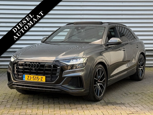 Audi Q8 50 TDI 3.0-V6 286pk quattro Pro Line Plus Automaat BTW Clima Cruise Navi Camera Panoramadak Sfeer Leder 22"LMV