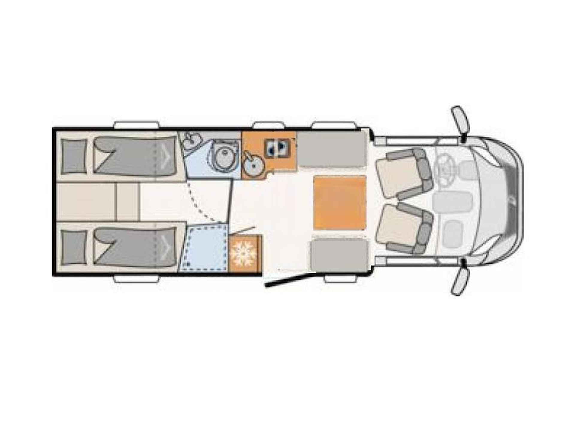 Dethleffs Just T7052 EB  160PK, airco,oven - 16/17