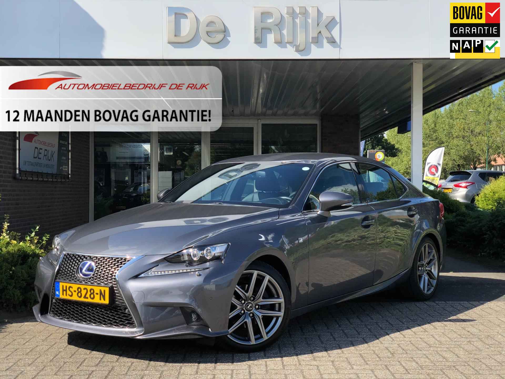 Lexus IS 300h F Sport Line | Leder, Stoelverw.+verkoeling, Muis, Camera, Cruise, Navigatie | Dealeronderhouden | - 1/38