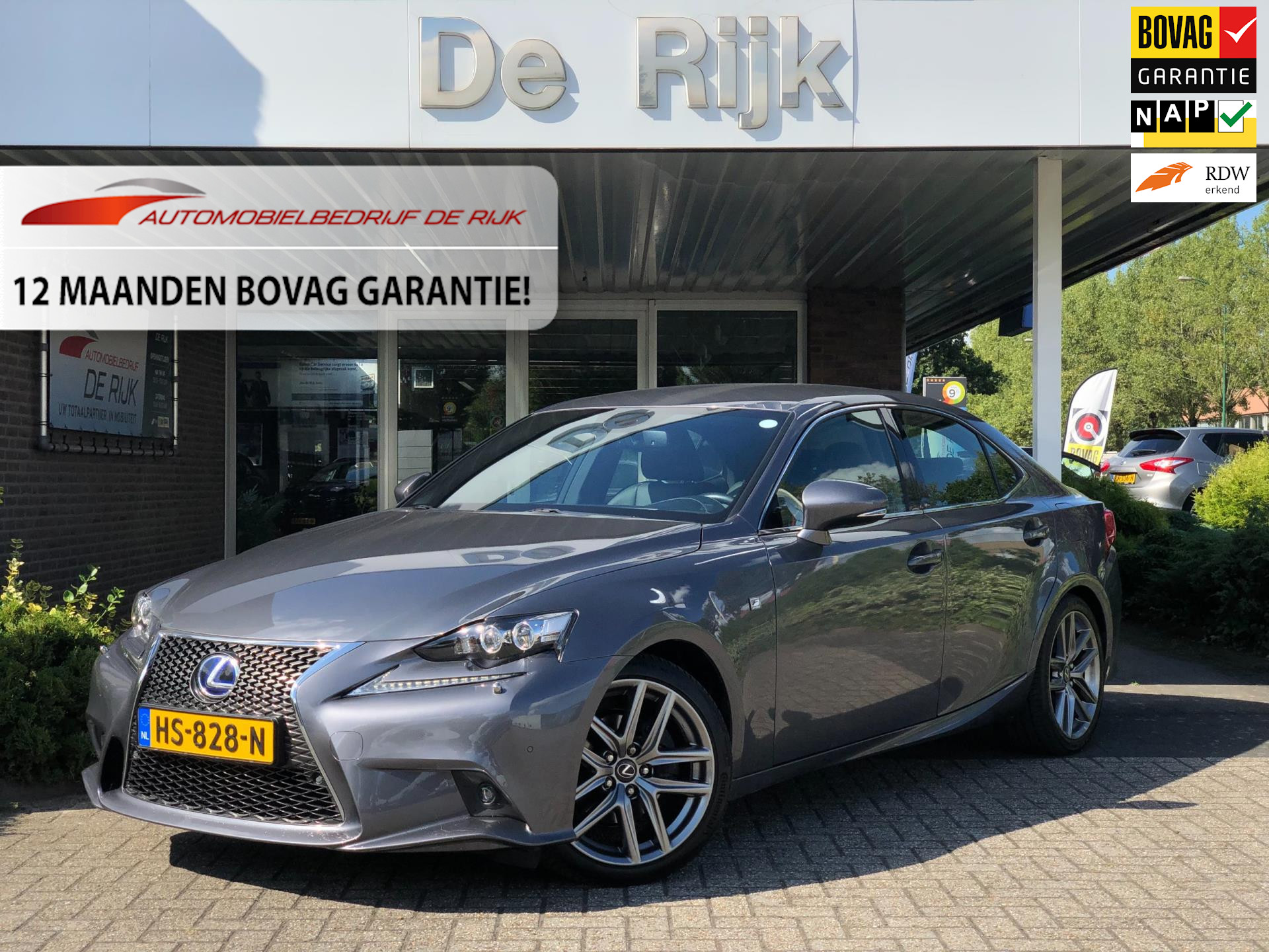 Lexus IS 300h F Sport Line | Leder, Stoelverw.+verkoeling, Muis, Camera, Cruise, Navigatie | Dealeronderhouden |