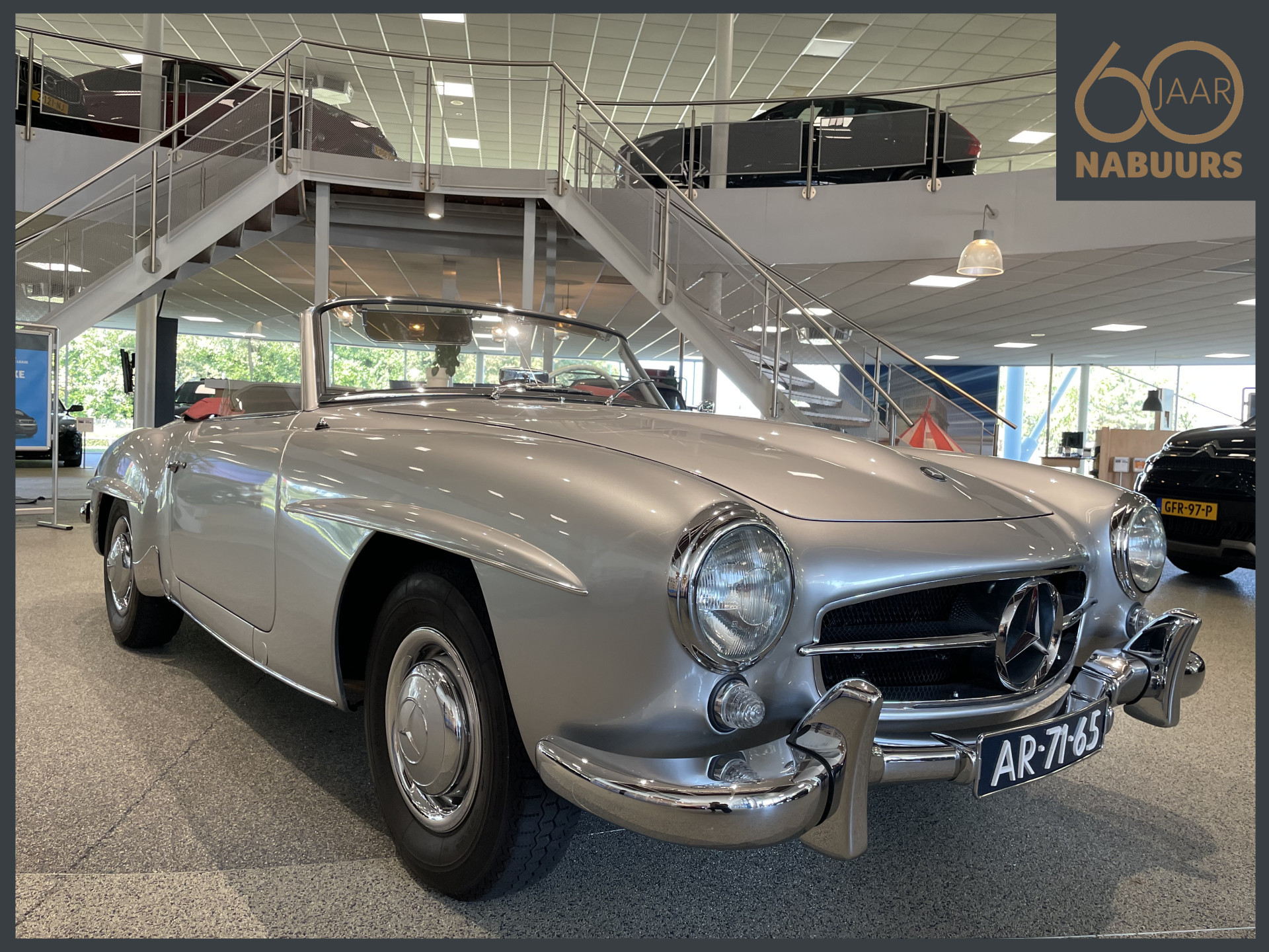 Mercedes-Benz SL-Klasse 190 Cabrio uit 1956, Volledig gerestaureerd