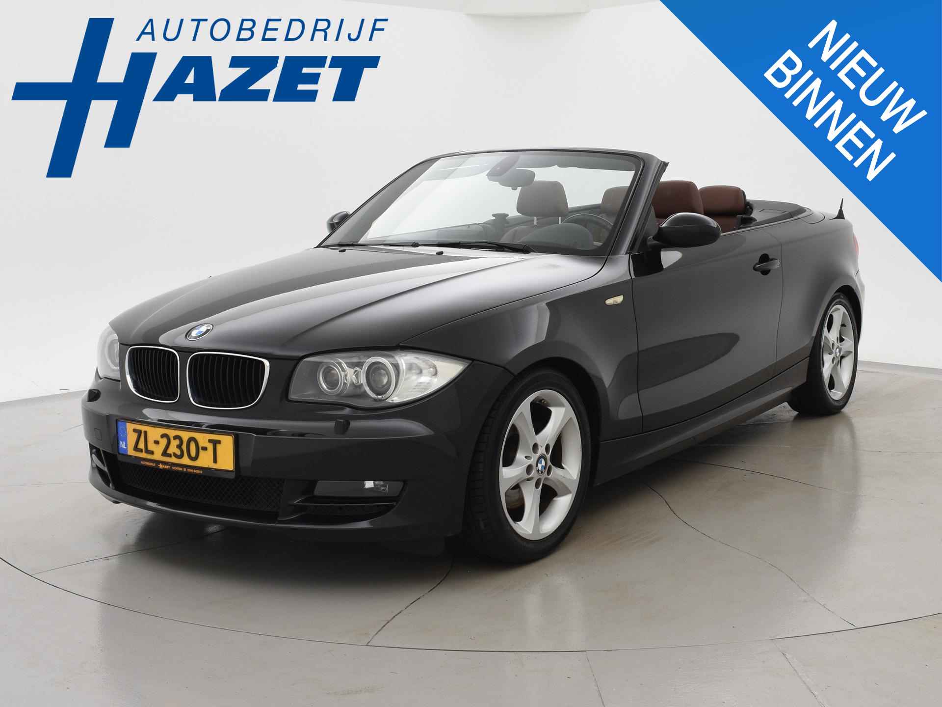 BMW 1-serie Cabrio 120i 170 PK + LEDER SPORTINT. / STOELVERW. / XENON / NAVIGATIE - 1/36