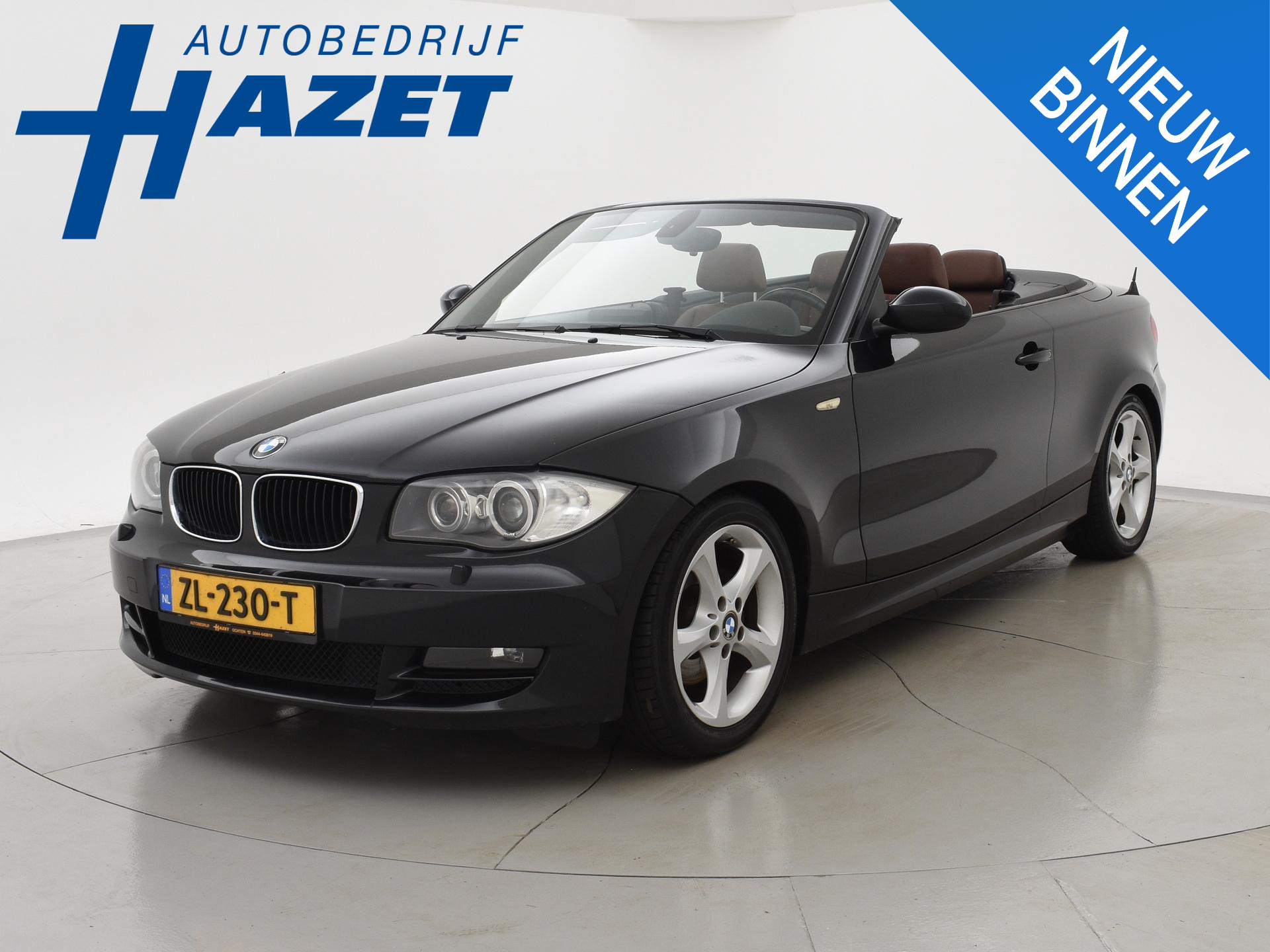 BMW 1-serie Cabrio 120i 170 PK + LEDER SPORTINT. / STOELVERW. / XENON / NAVIGATIE