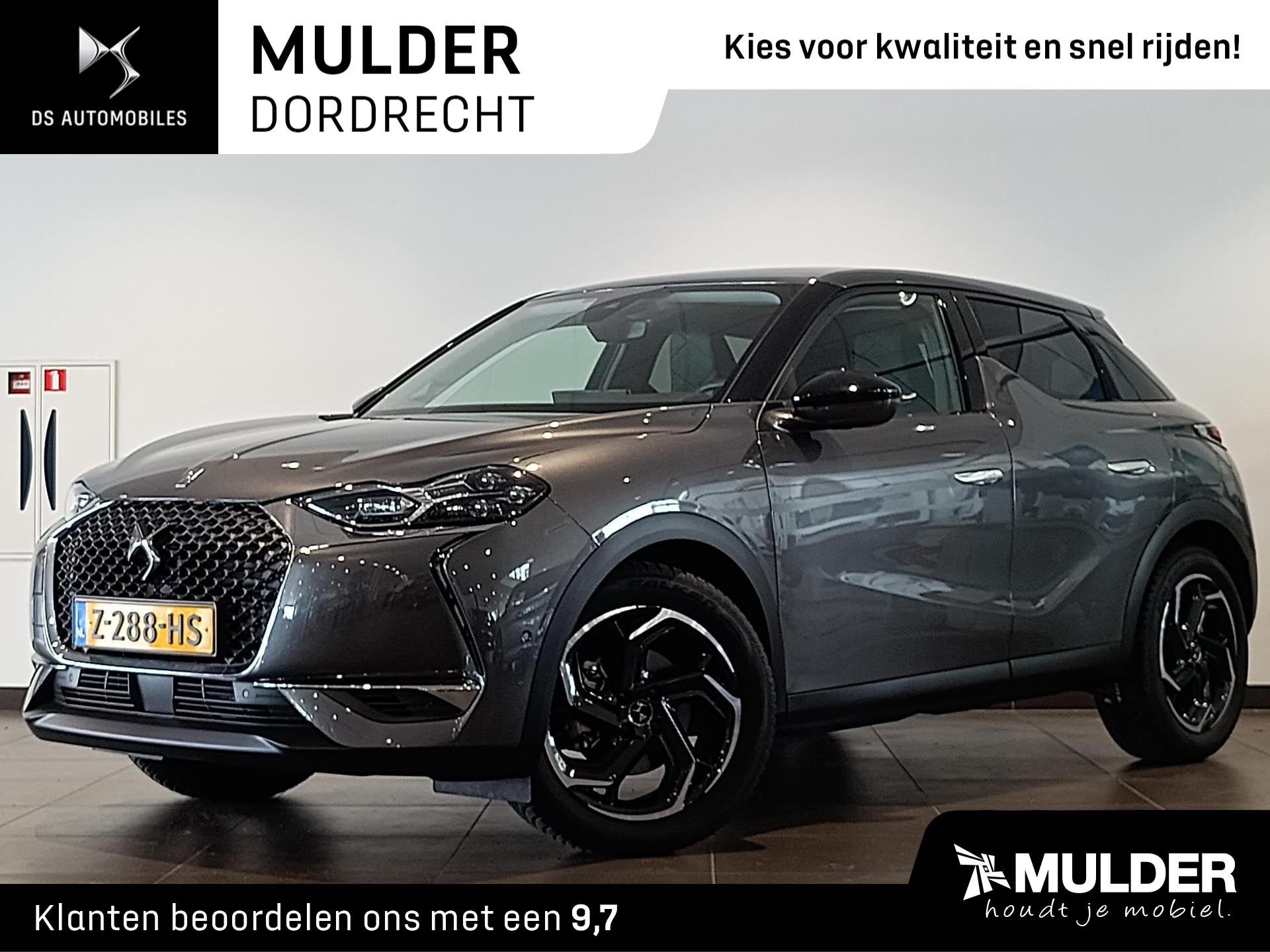 DS DS 3 Crossback SUV Grand Chic Rivoli 1.2 PureTech 155pk EAT8 AUTOMAAT | DS MATRIX LED | SMART KEYLESS ENTRY | NAVI | CAMERA | DODEHOEKBEW. | NAPPA LEDER