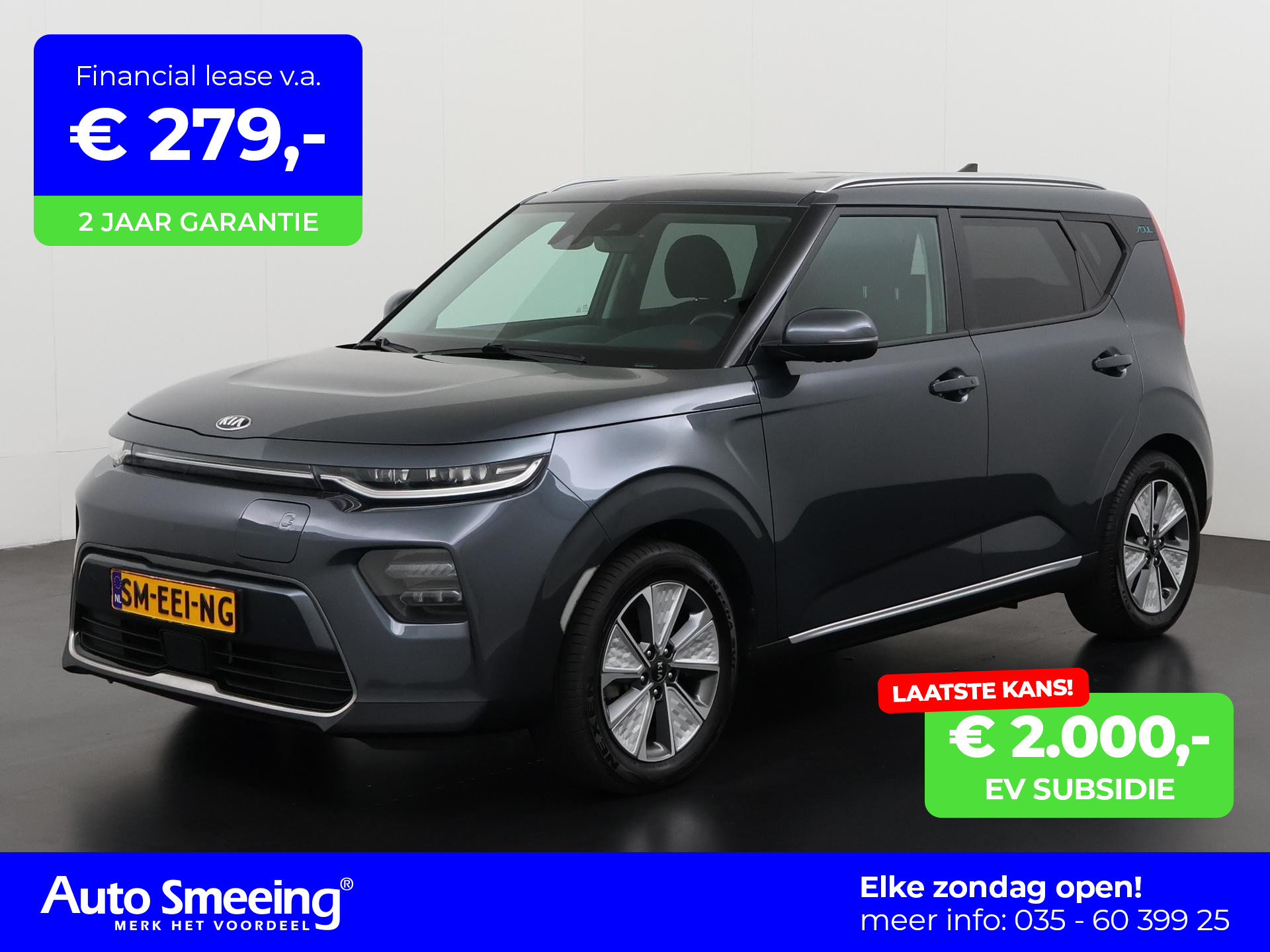 Kia e-Soul 64 kWh | 3 Fasen | Zondag Open!