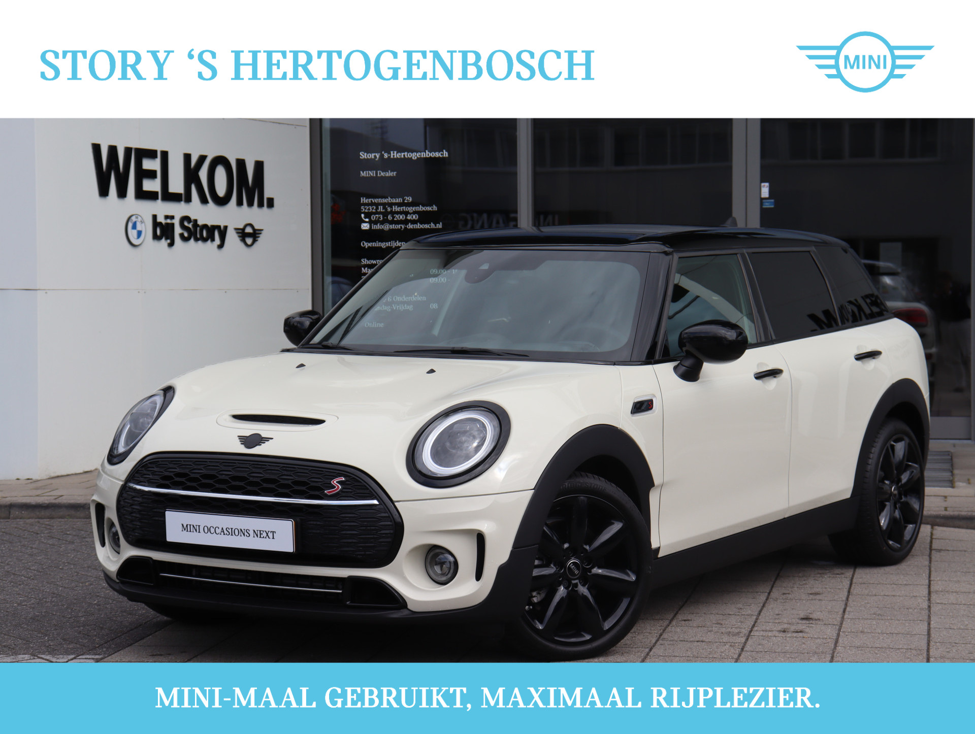 MINI Clubman Cooper S MINI Yours Automaat / Achteruitrijcamera / LED / Comfort Access / Head-Up / Stoelverwarming / Comfortstoelen