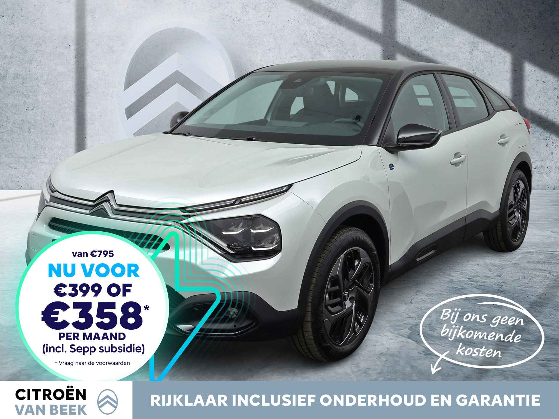 Citroën Ë-C4 Plus 50 kWh | Rijklaar | €358 Private Lease | Connect Navigatie | - 1/28