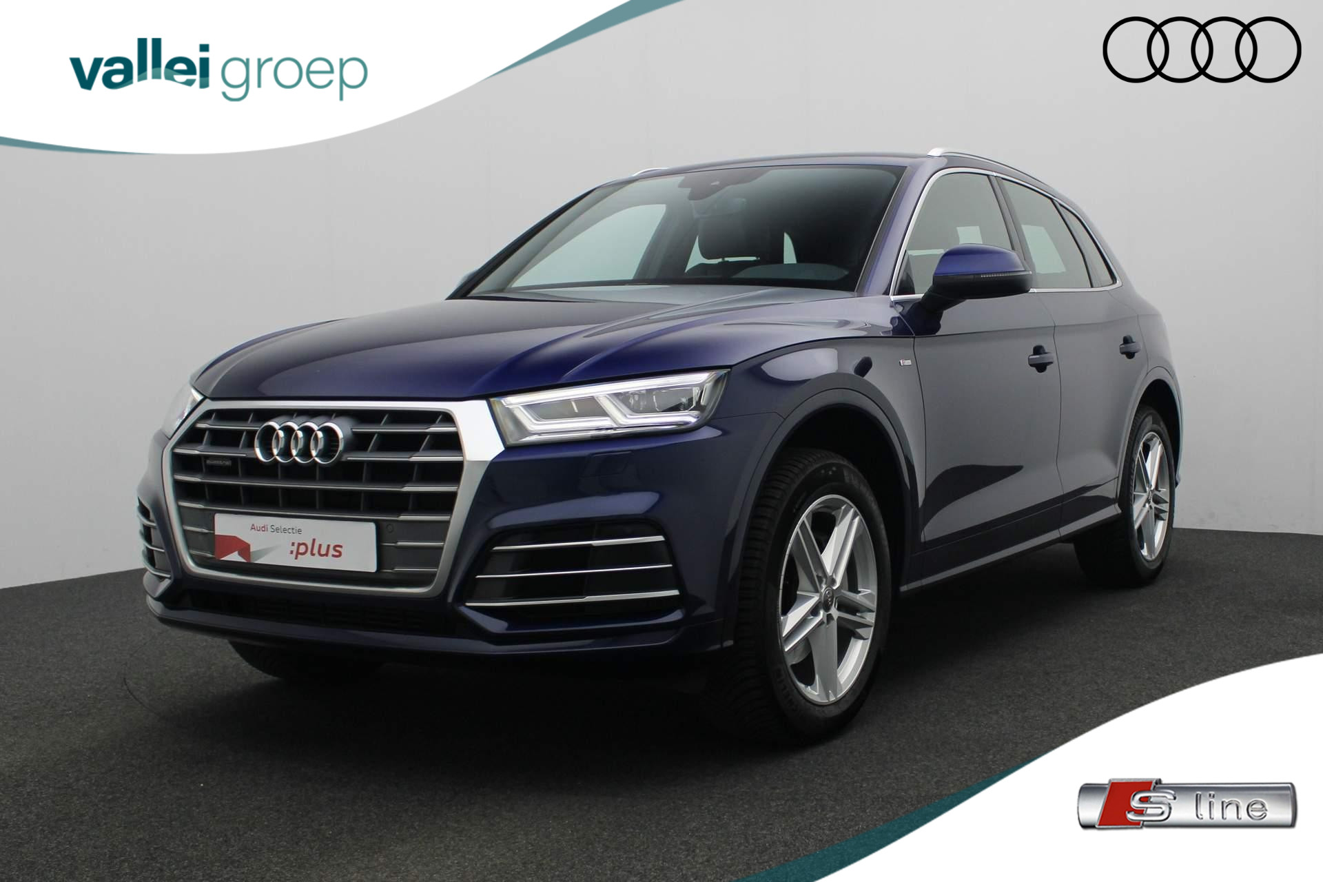 Audi Q5 2.0 TFSI 252PK S-tronic quattro Sport S Line Edition | Navi | Parkeersensoren voor/achter | Sportonderstel | Apple Carplay / Android Auto