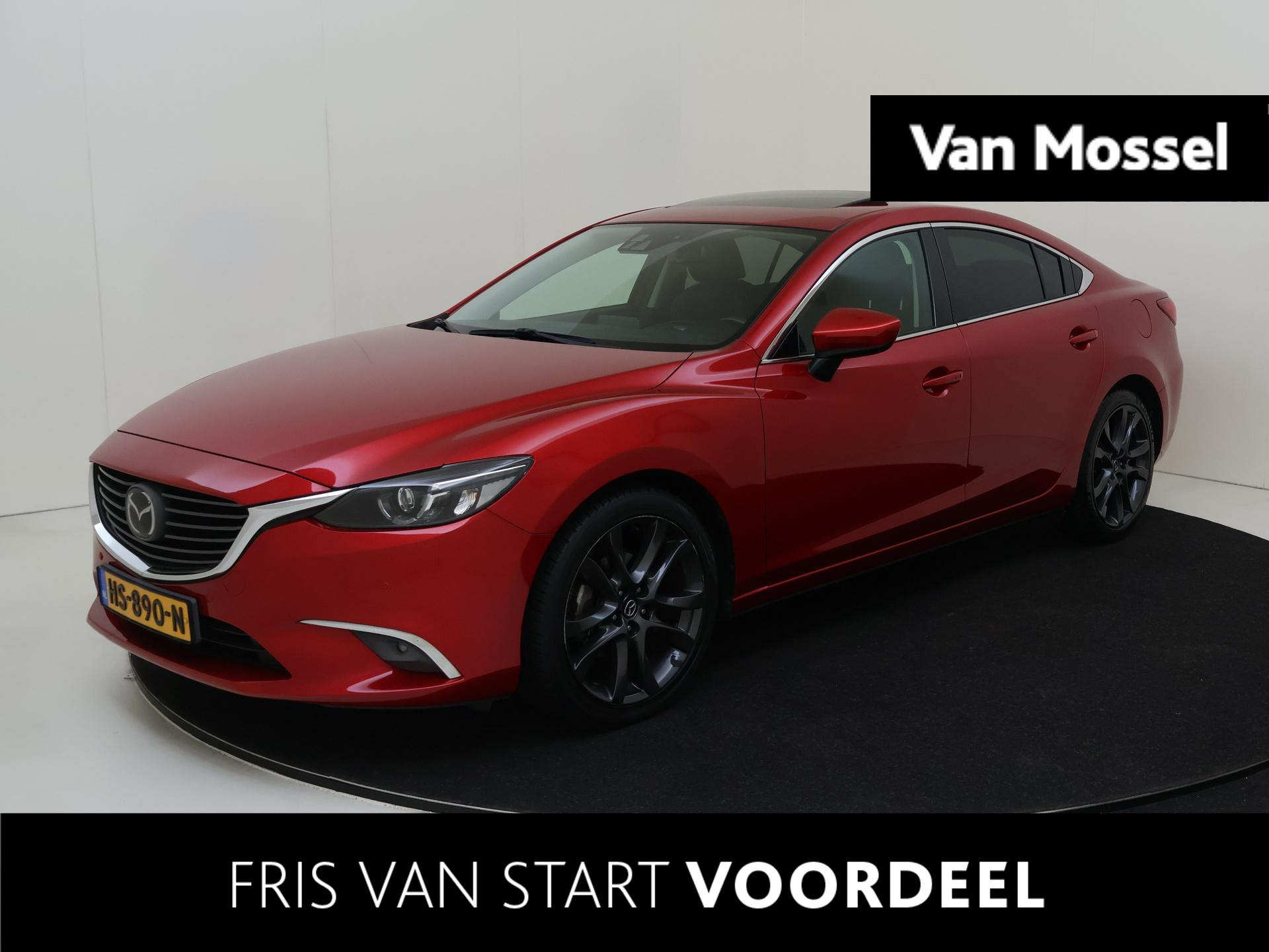 Mazda 6 2.5 SkyActiv-G 192 GT-M | Automaat | Schuifdak | Leder | Achteruitrijcamera | Navigatie | Lichtmetalen velgen 19"