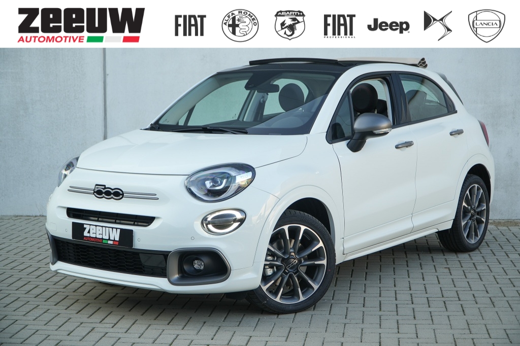 Fiat 500 X 1.5 Hybrid 130 PK Sport Cabrio | LED | Camera | 18"