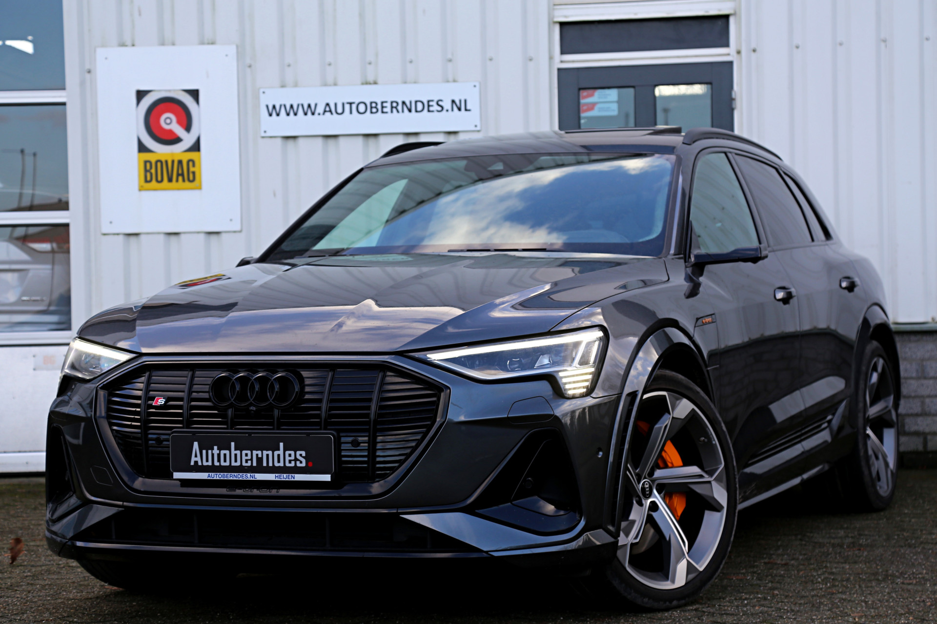 Audi e-tron S 503PK quattro 95 kWh*Excl. BTW*Perfect Onderh.*1ste Eig.*Luchtvering/Panodak/Valcona/B&O/ACC/Black Pack/Dubbel Glas/Stoelverw.