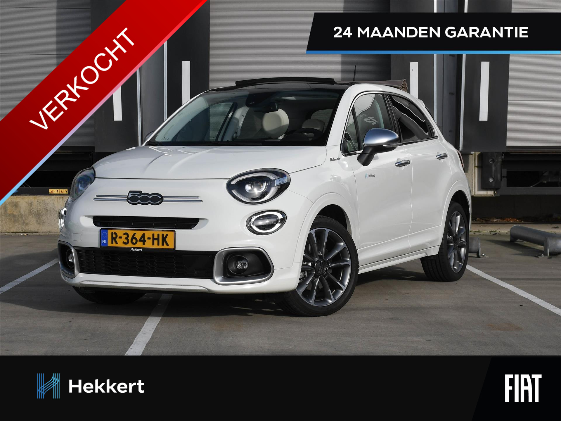 Fiat 500X DolceVita 1.5 Hybrid 130pk Automaat SOFTTOP | DAB | CRUISE | CAMERA | CLIMA | 18''LM | LANE ASSIST | DODE HOEK | KEYLESS ENTRY