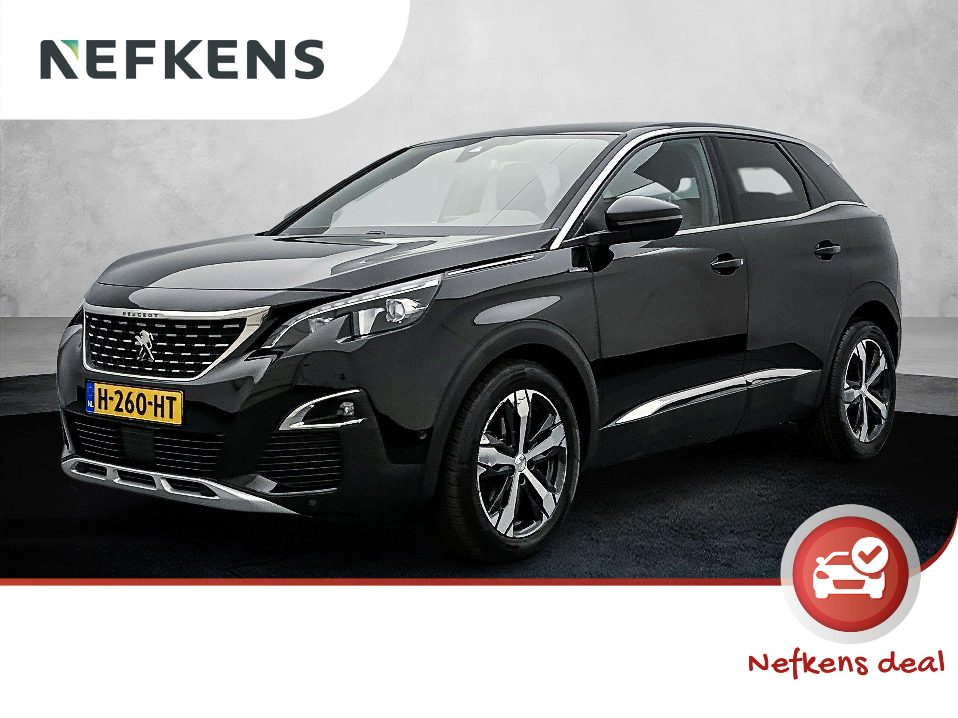 Peugeot 3008 SUV GT-Line 130pk Automaat | Navigatie | Climate Control | Full Led koplampen | Grip Control | Dodehoeksensor | Parkeersensoren v+a | Cruise Control | Apple Carplay / Android Auto | Donker getint glas | 18" lichtmetalen velgen |