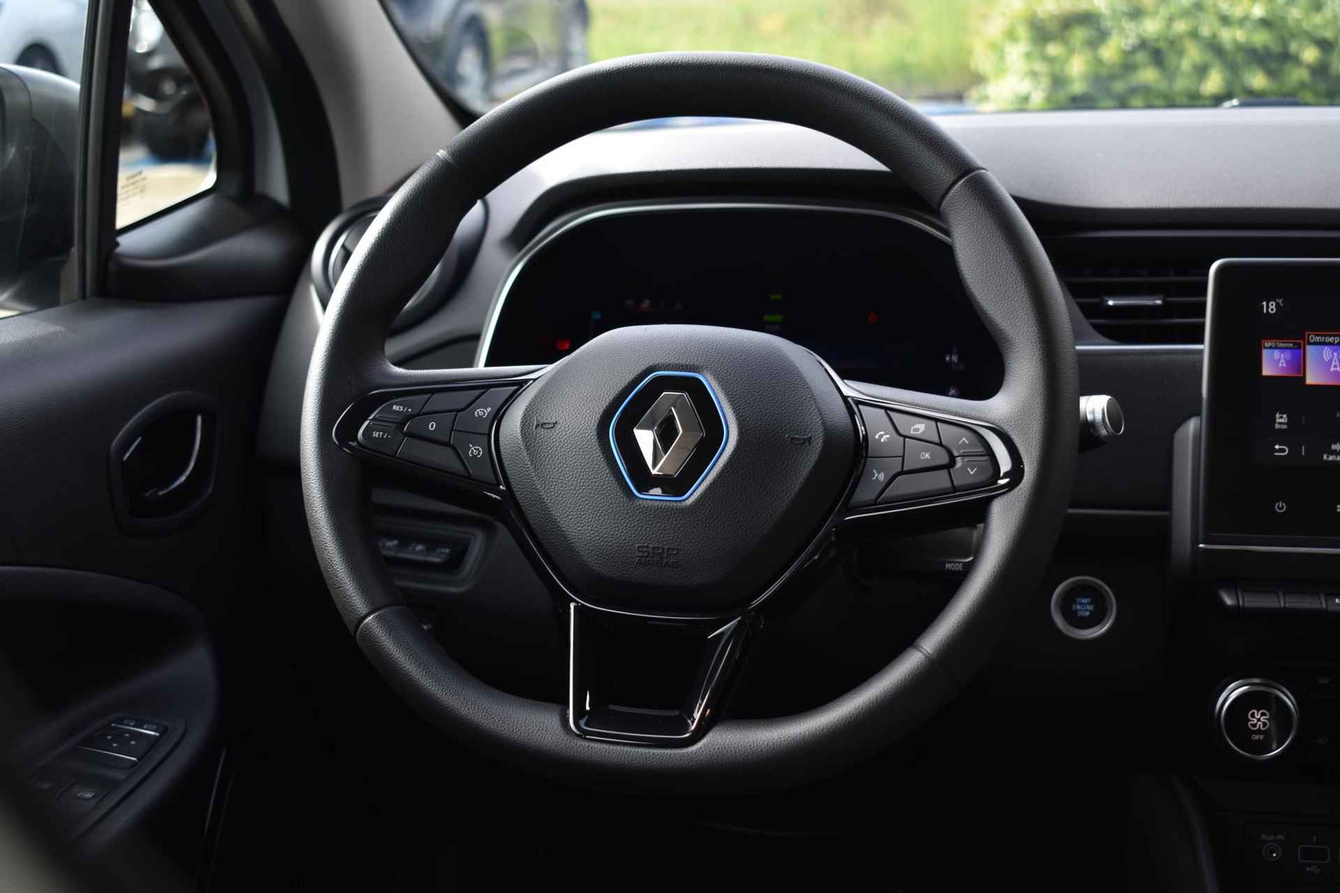 Renault ZOE R110 Life 52 kWh 108pk | KOOP ACCU | DC LADER | BTW | Navigatie | Parkeersensoren achter | Warmtepomp - 21/36