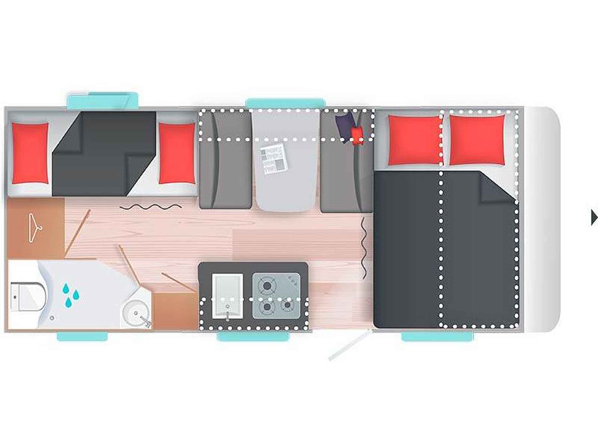 Caravelair Alba 496 Stapelbed | NIEUW | 2025 - 8/25