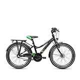 Scool Urban steel ltd 20 3-Speed Jongens Black/Neon Green 20 inch 2024