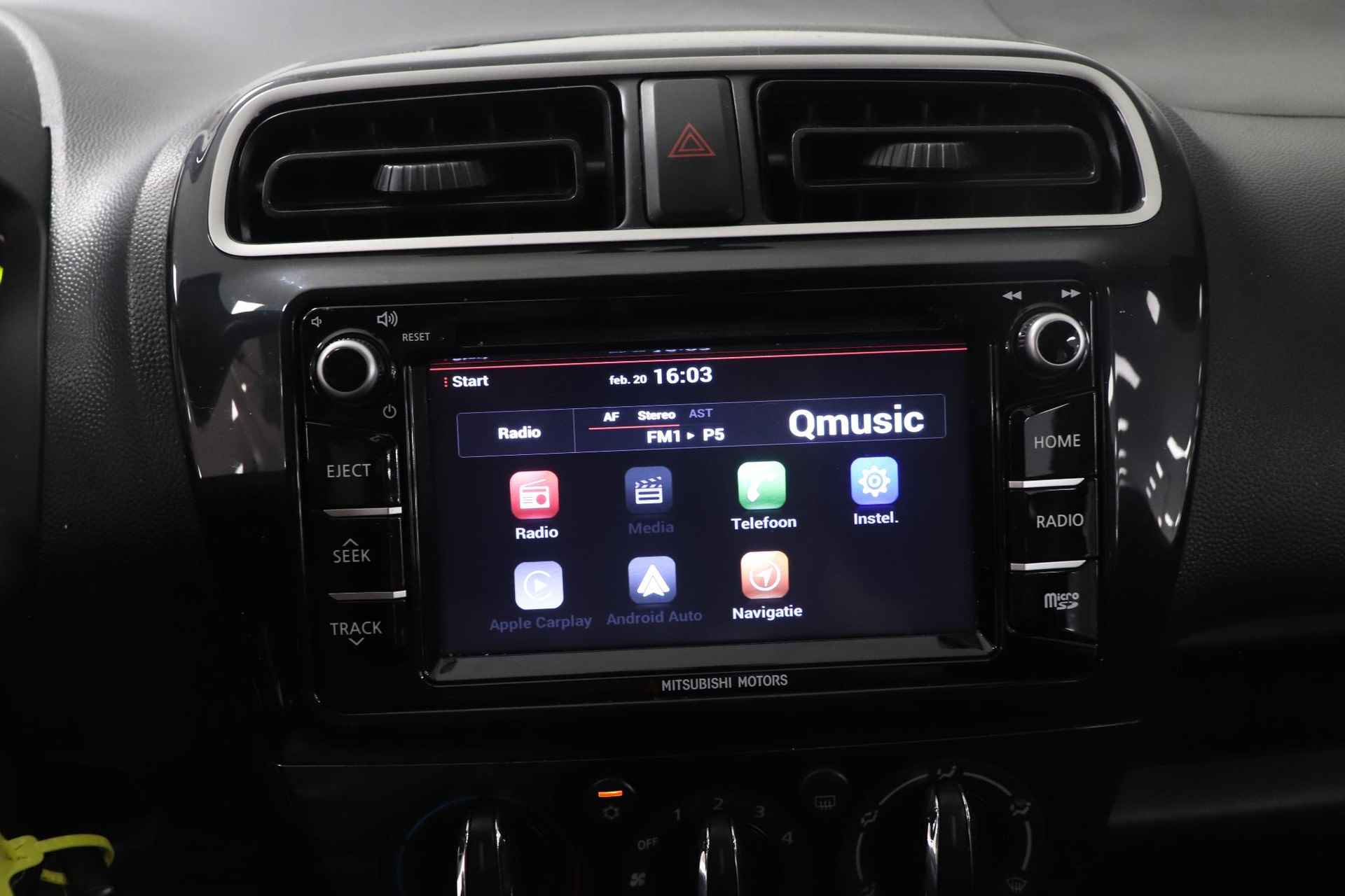 Mitsubishi Space Star 1.0 Active Automaat | Airco | Navigatie | cruise control | AppleCarplay AndroidAuto | - 6/26