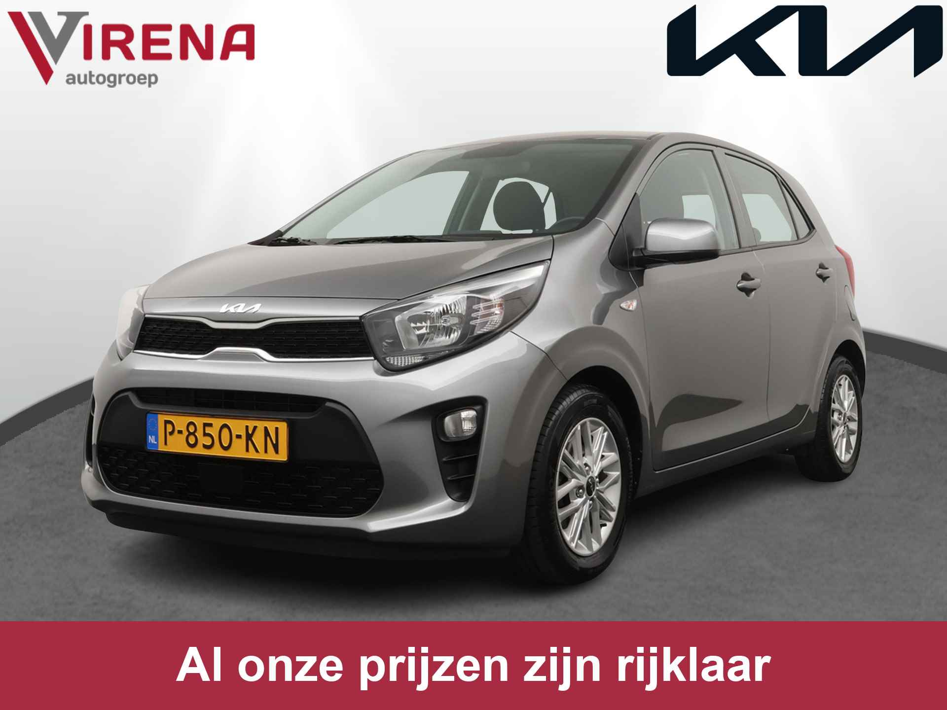 Kia Picanto 1.0 DPi DynamicLine - Automaat - Apple CarPlay/Android Auto - Cruise Control - Achteruitrijcamera - Airco - Fabrieksgarantie tot 04-2029