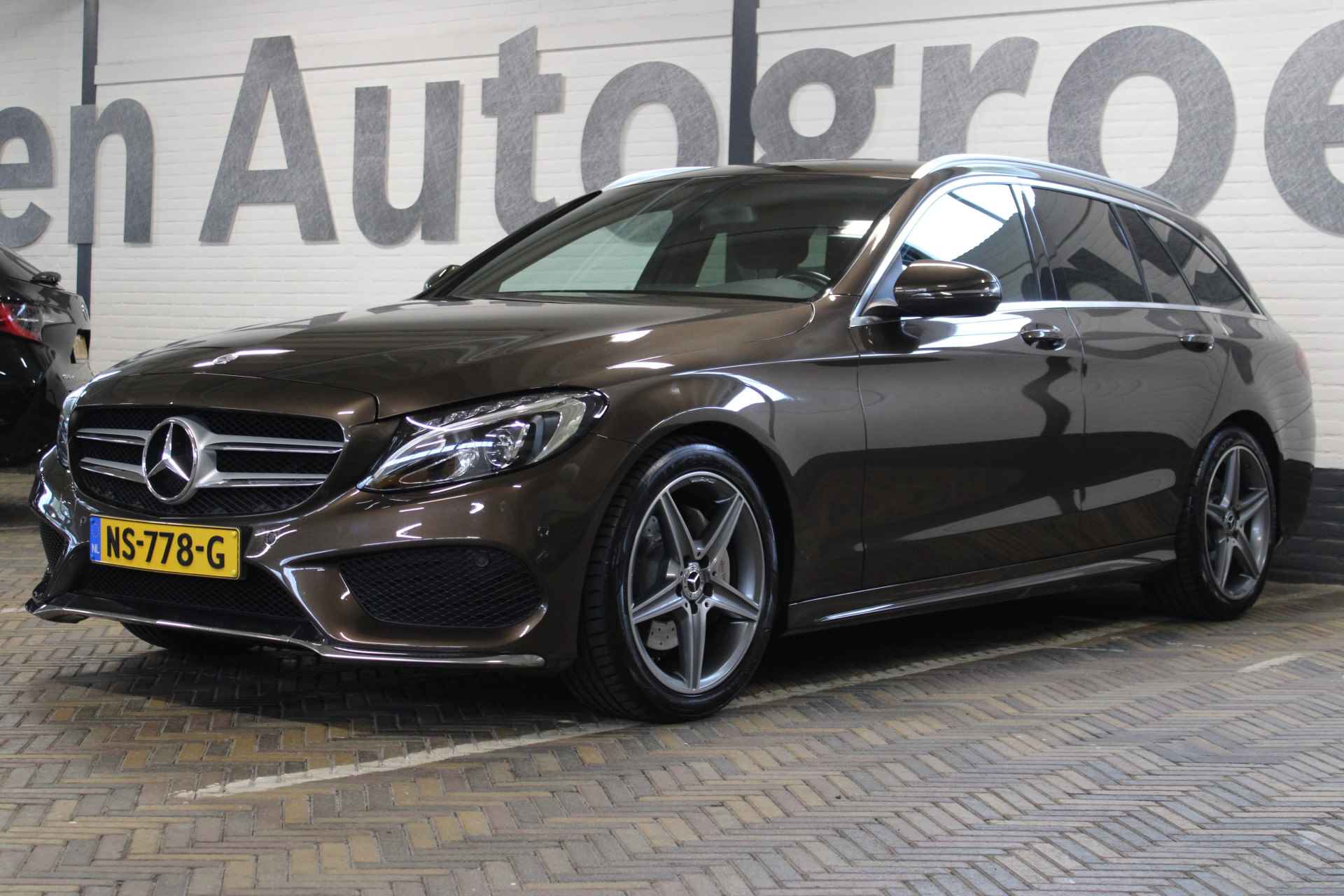 Mercedes-Benz C-Klasse Estate 180 AMG Sport Edition | Incl. 12 maanden garantie | Automaat | Afneembare trekhaak | Navigatie | Cruise control | Climate control | Vol leder | Stoelverwarming | Zwarte hemel | 18'' LM | Parkeersensoren | - 21/52