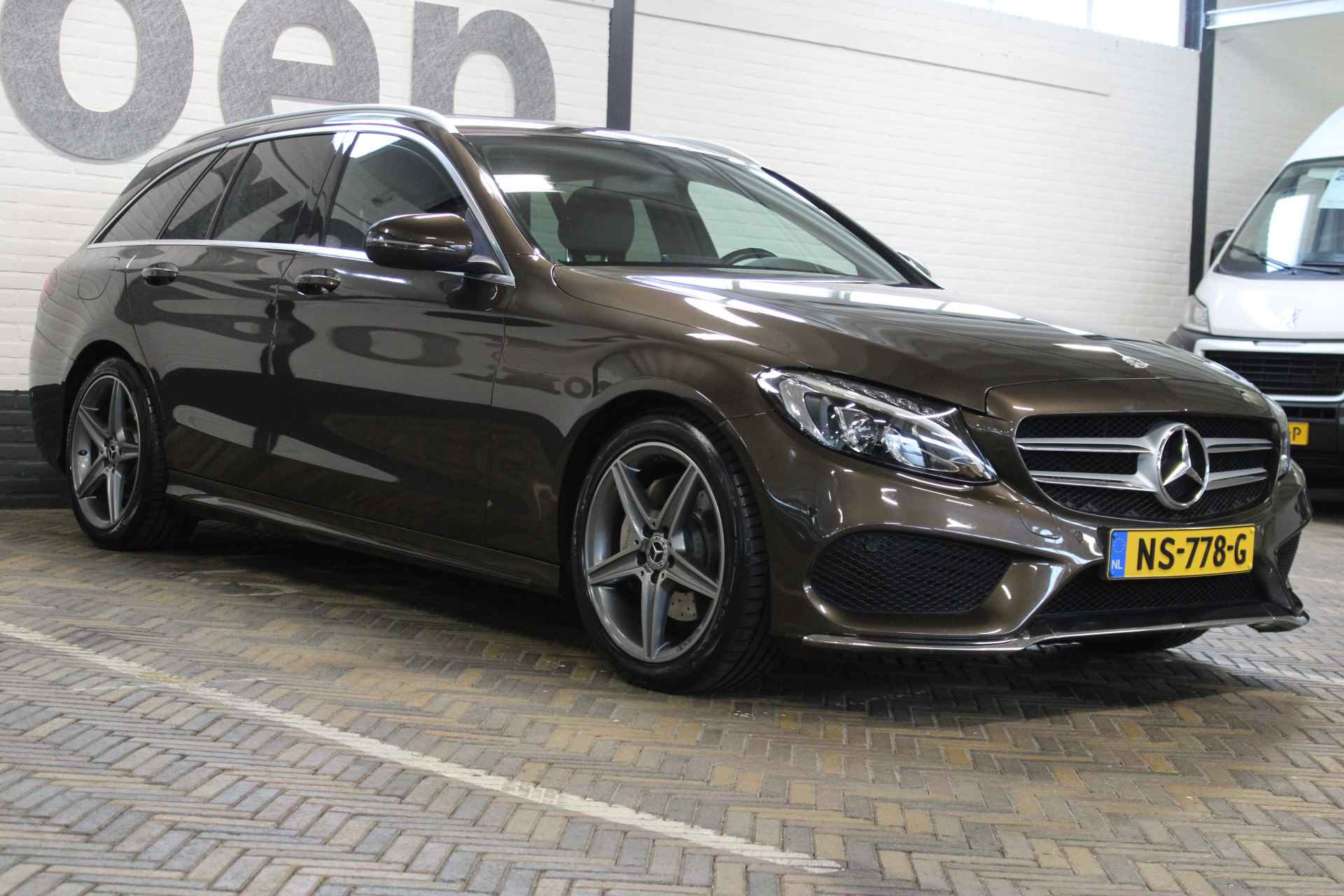 Mercedes-Benz C-Klasse Estate 180 AMG Sport Edition | Incl. 12 maanden garantie | Automaat | Afneembare trekhaak | Navigatie | Cruise control | Climate control | Vol leder | Stoelverwarming | Zwarte hemel | 18'' LM | Parkeersensoren | - 23/52