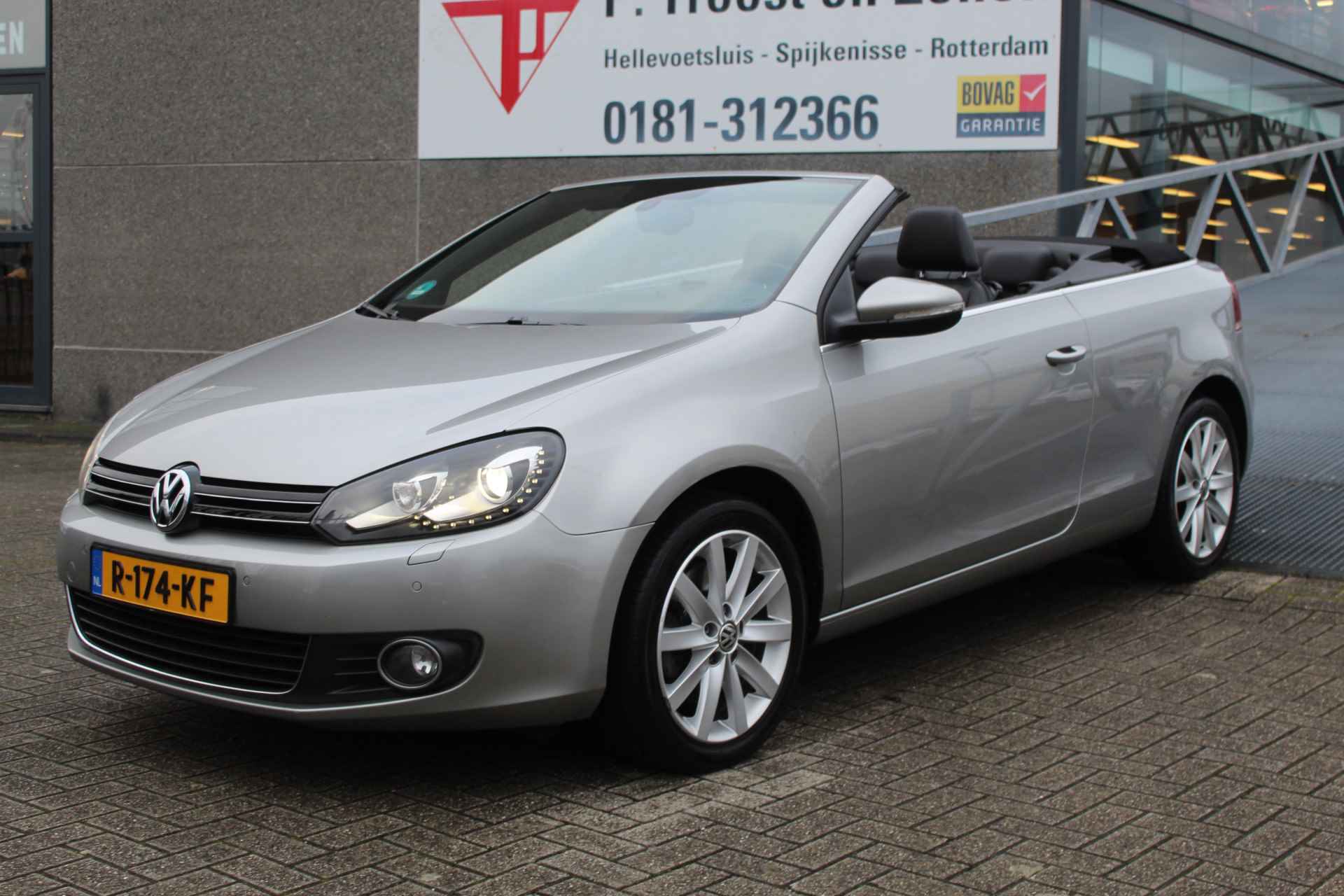 Volkswagen GOLF Cabriolet 1.4 TSI Automaat/Navigatie/Lederen bekleding/Stoelverwarming/Cruise control/Airco/Lichtmetalen velgen/Parkeersensoren rondom/Ele - 5/34