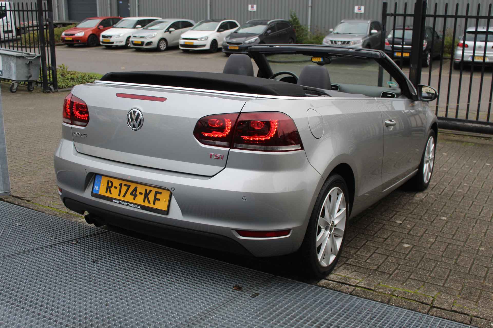 Volkswagen GOLF Cabriolet 1.4 TSI Automaat/Navigatie/Lederen bekleding/Stoelverwarming/Cruise control/Airco/Lichtmetalen velgen/Parkeersensoren rondom/Ele - 10/34