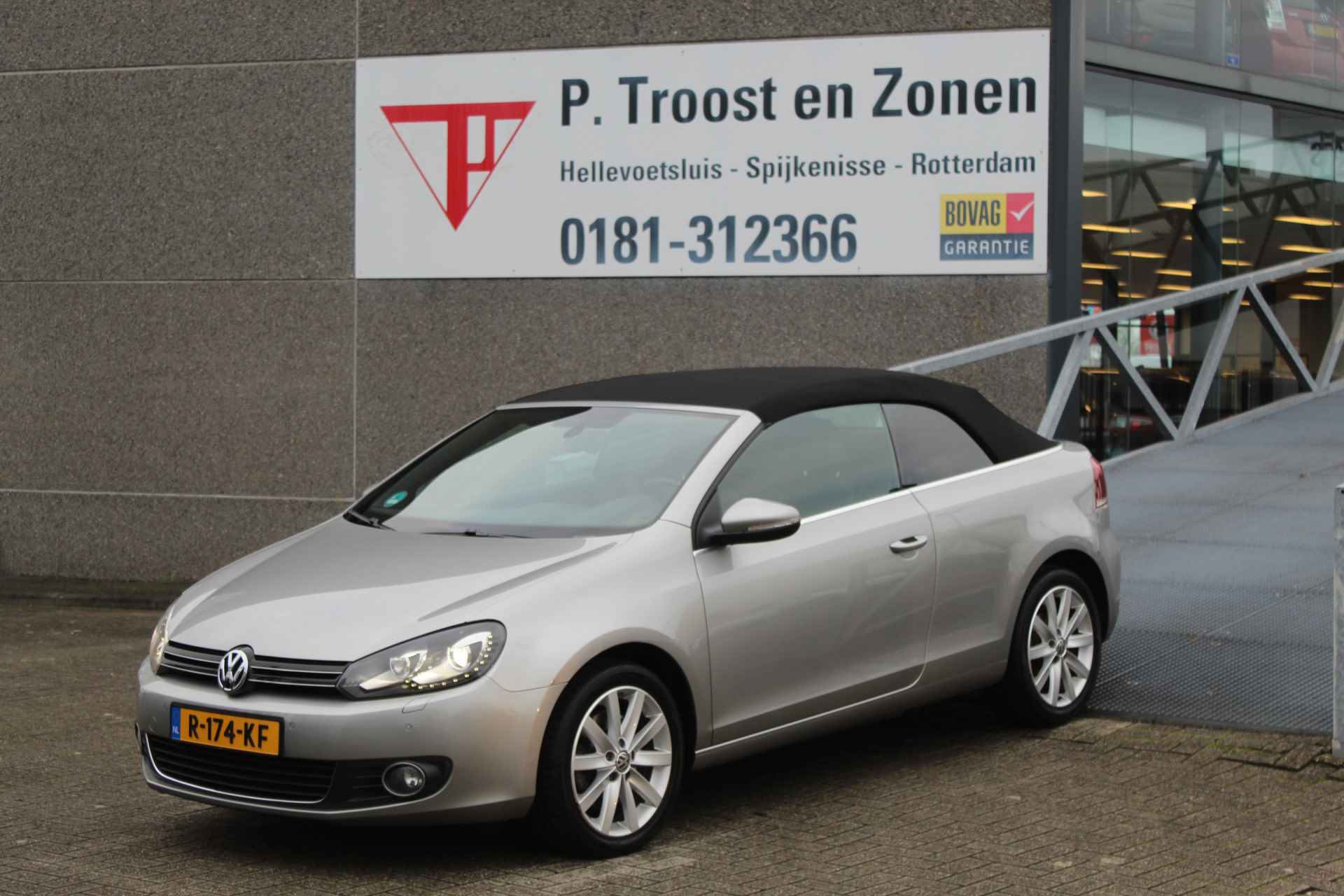 Volkswagen GOLF Cabriolet 1.4 TSI Automaat/Navigatie/Lederen bekleding/Stoelverwarming/Cruise control/Airco/Lichtmetalen velgen/Parkeersensoren rondom/Ele - 14/34