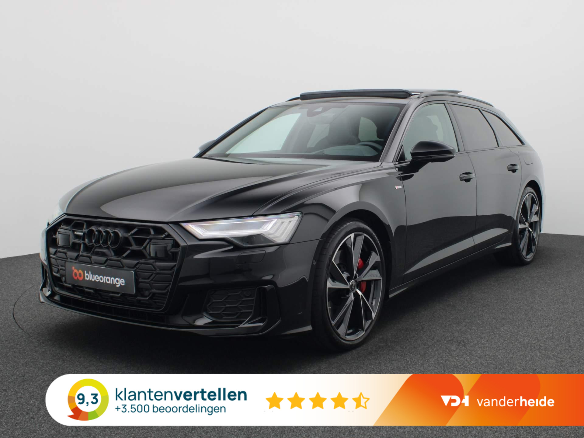 Audi A6 Avant 55 TFSI e quattro S edition Competition 367PK Panoramadak, B&O soundsysteem, leder, head-up, 360 gr. camera, elek. stoelen, keyless, sportstoelen, side-assist, alarm, 21' lichtmetaal