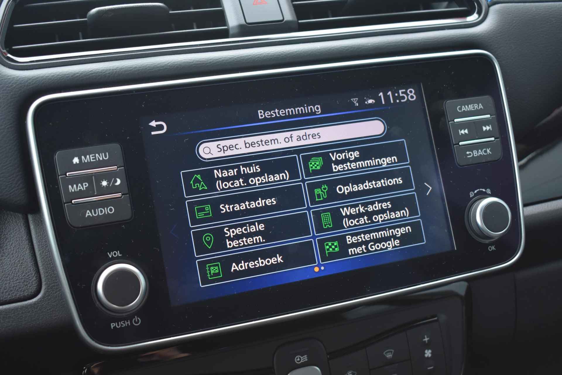Nissan LEAF N-Connecta 39 kWh 150pk | Navigatie | 360 Camera | Stoelverwarming | Adaptive Cruise Control | - 23/38
