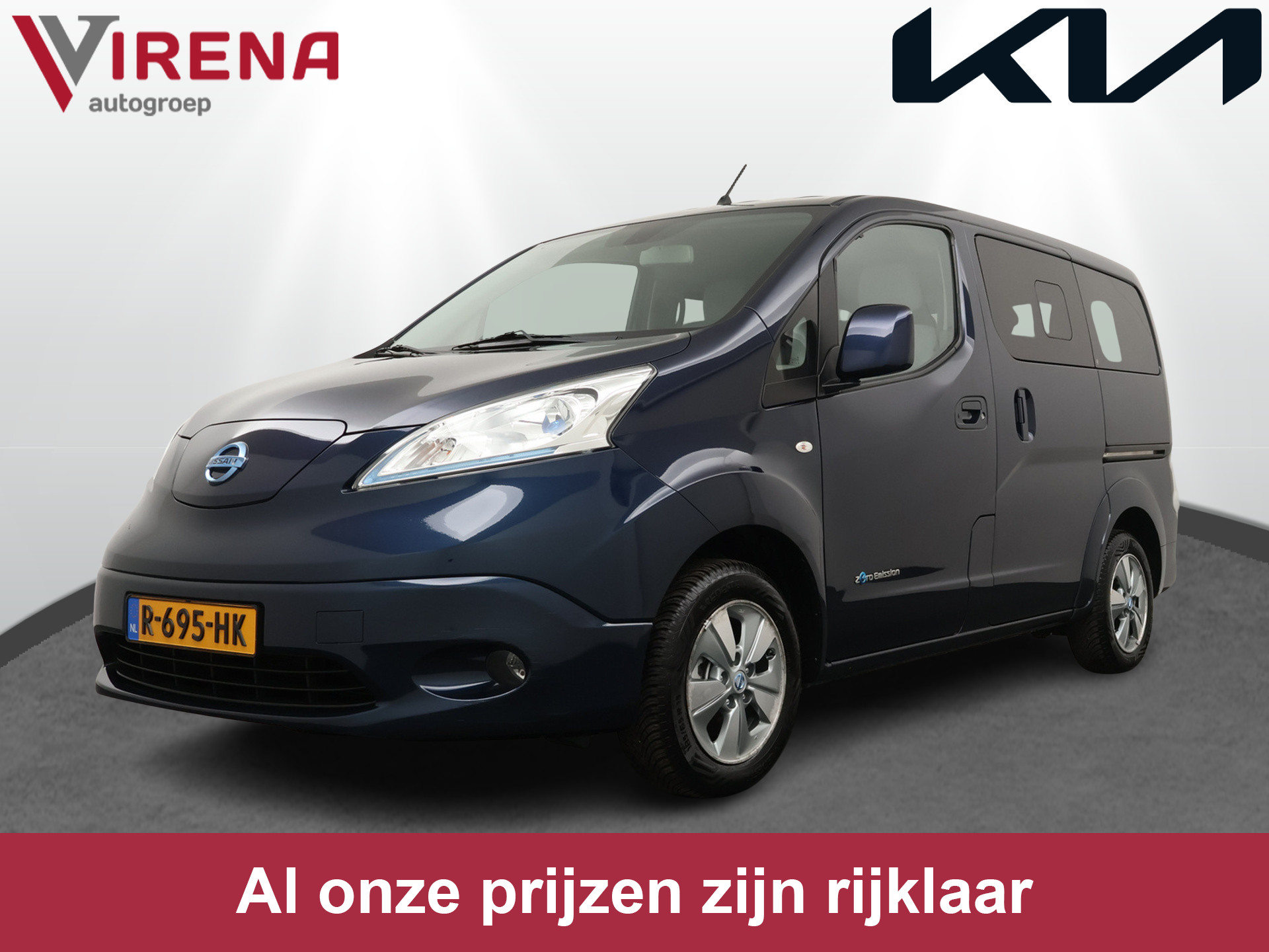 Nissan e-NV200 Evalia Connect Edition. - Navigatie - Climate Control - Lichtmetalen velgen - 12 maanden BOVAG garantie