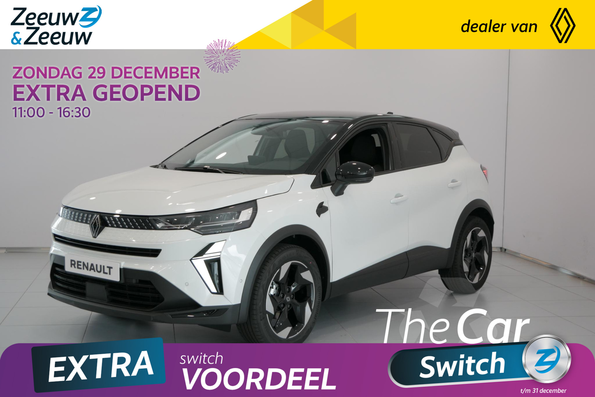 Renault Captur 1.0 TCe 90 techno *Navi+Camera*Climate*Parkeersensoren* Auto uit voorraad leverbaar op=op