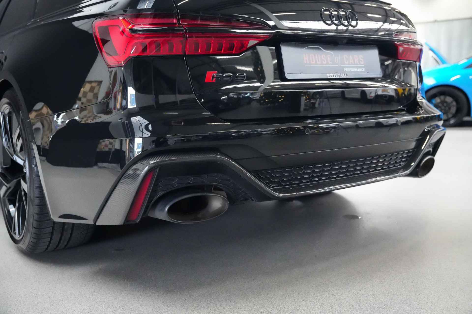 Audi RS6 Avant 600pk TFSI quattro |dynamic plus pakket|B&O Advanced|carbon pakket|luchtvering|keramisch|panoramadak|dynamic steering|HUD|BLIS|stoelventilatie|matrix LED| - 53/68